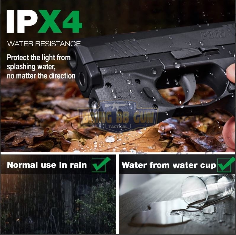 ไฟฉายติดปืน Sig Sauer P365 ยี่ห้อ Warriorland รุ่น SL-1