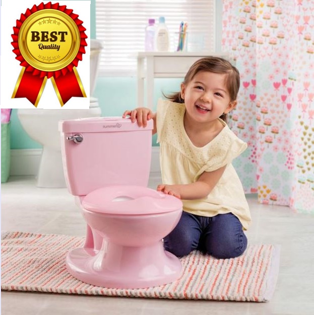 ชักโครกเด็กสำหรับฝึกขับถ่าย Summer Infant My Size Potty ของแท้ศูนย์ไทย ชักโครกเด็กฝึกเลิกแพมเพิส กระโถนเด็กฝึกเลิกแพมเพิส กระโถนเด็ก สีชมพูรุ่นขายดี