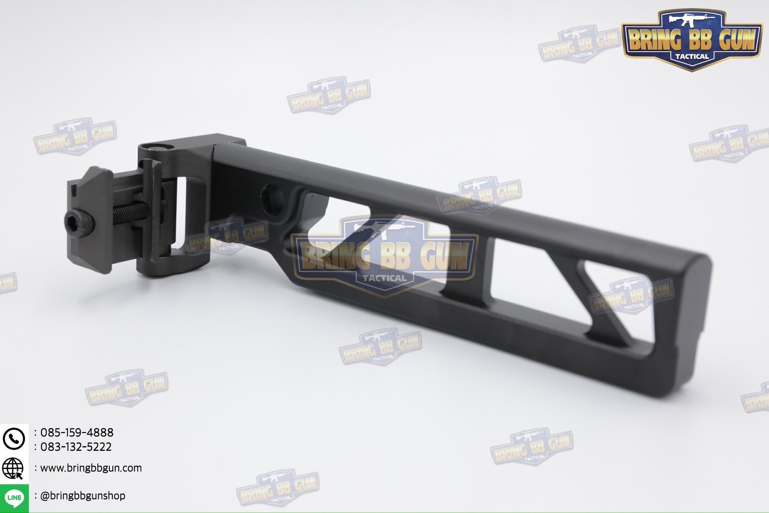 แกนพานท้ายพับได้ทรง JMAC สำหรับ Sig Sauer MPX/MCX รุ่น JMAC ST-6 Skeletonized Tube (Folding Adapter) (1913 Adapter) (JMAC) (MCX) (MPX) (1913)