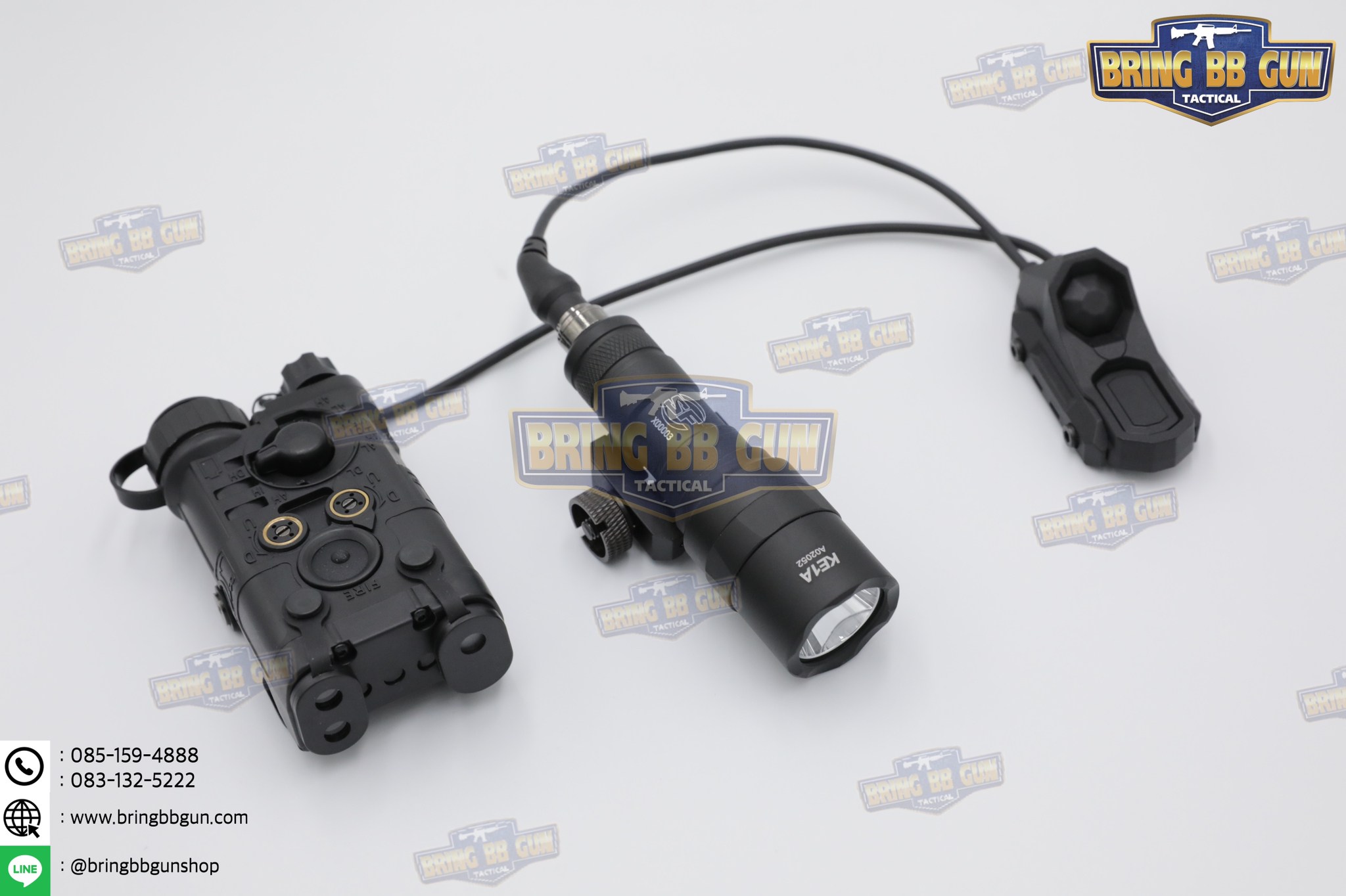 สวิตซ์หางหนูไฟฉาย2ทาง Axon Axon Dual Control Mouse Tail for Surefire / 2.5mm.