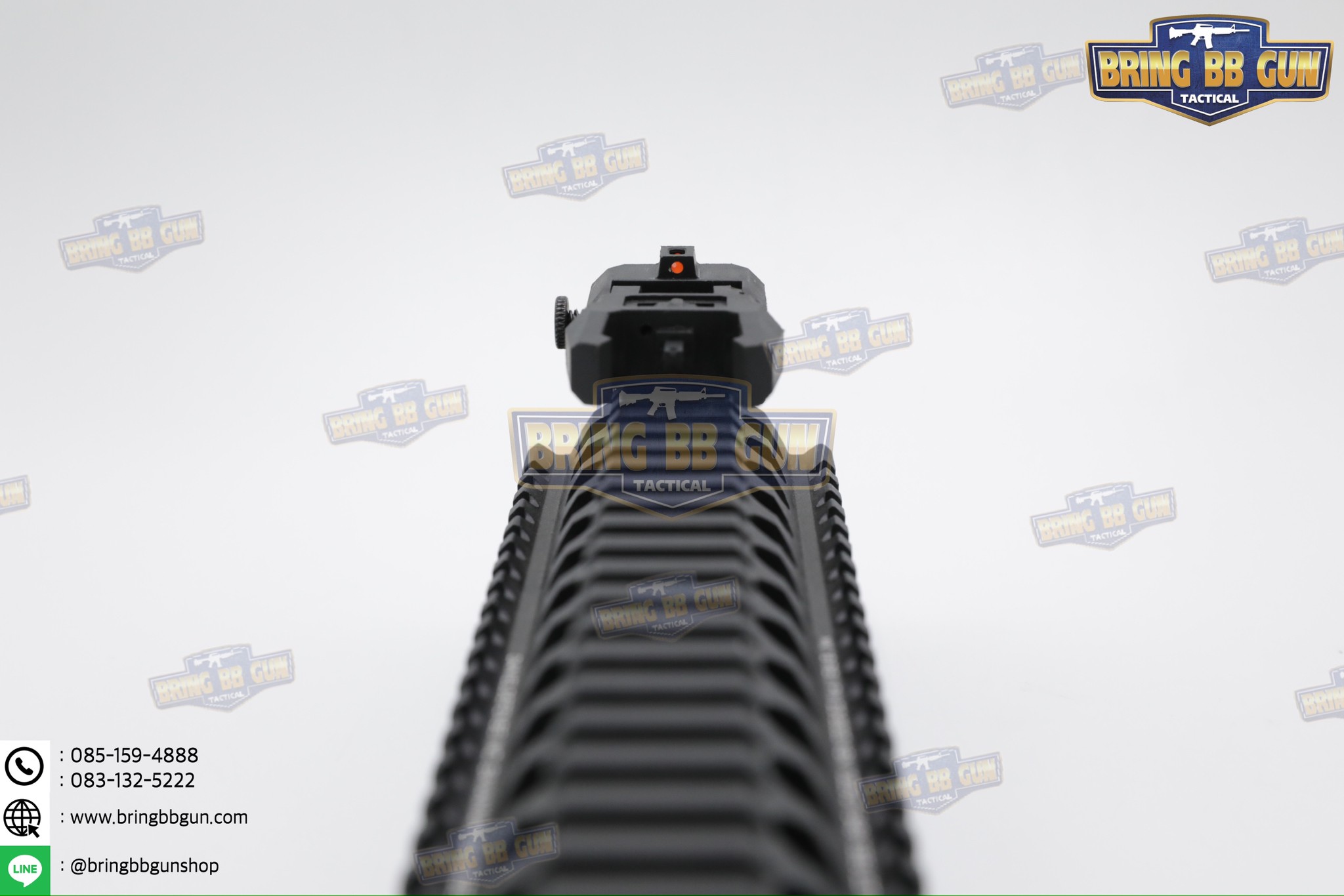 ศูนย์หน้า-หลังพับได้แบบพลาสติก MGPCQB รุ่น Armor Gen2 เรืองแสง