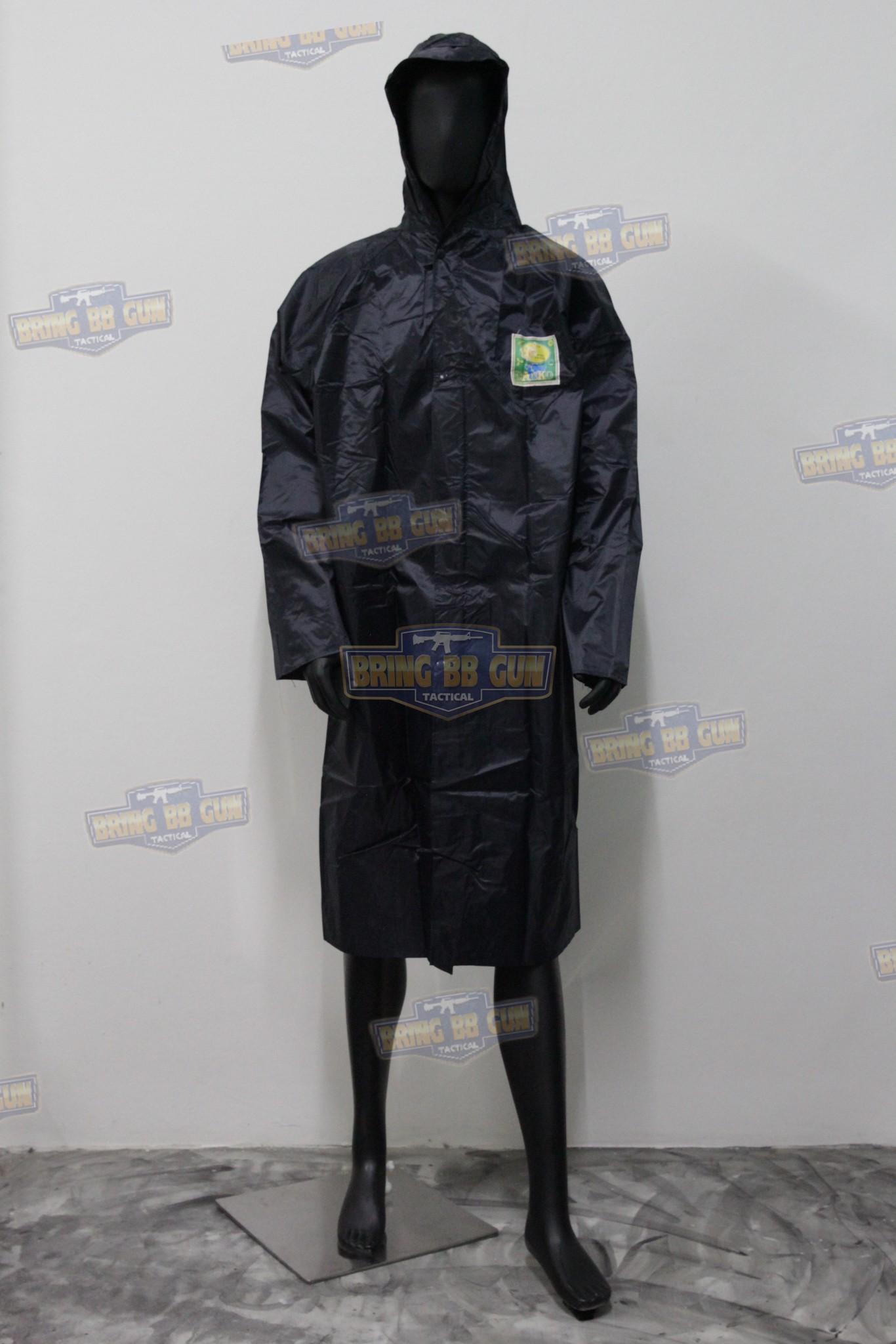 เสื้อโค้ดกันฝน ตราช้าง (Danko) เสื้อกันฝนคลุมยาว 998 (Raincoat) (มีแถบสะท้อนแสงด้านหลัง) (ชุดกันฝน) (เสื้อคลุม) (เสื้อกันฝน) (เสื้อกันฝนรถจักรยานยนต์) (กันฝน) (หน้าฝน) (เดินป่า) (ขี่มอเตอร์ไซค์)