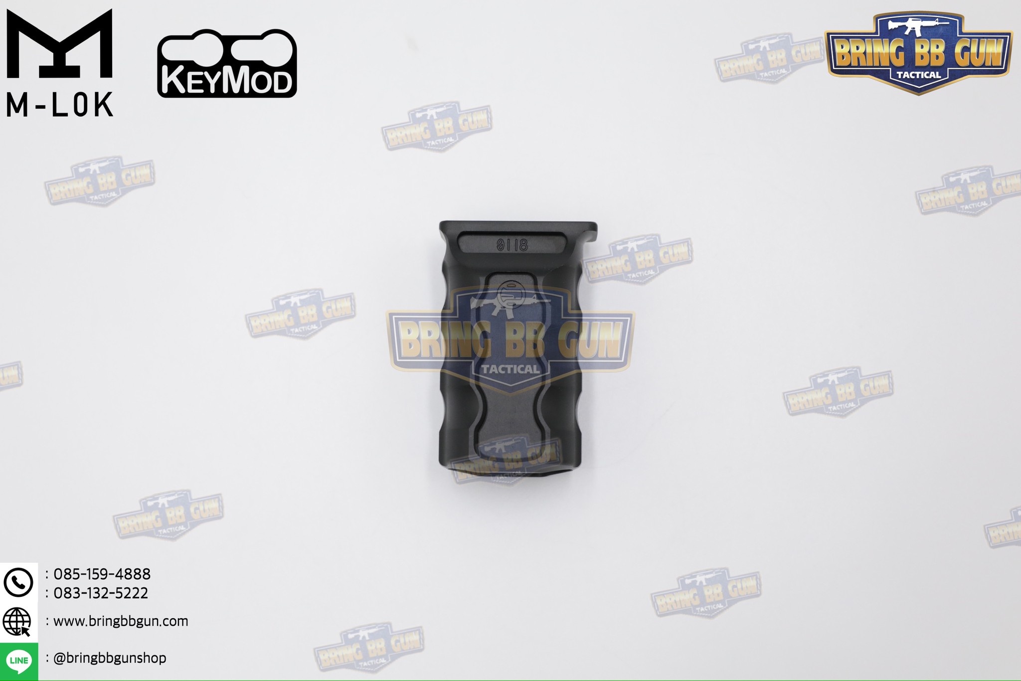 กริ๊ปมือหน้าทรง Railscales รุ่น RSB (RSB Vertical Grip) (กริ๊ปมือ Railscales RSB Vertical Foregrip) (ใช้ได้กับชุดหน้าระบบราง M-Lok และ ระบบราง Keymod เท่านั้น)