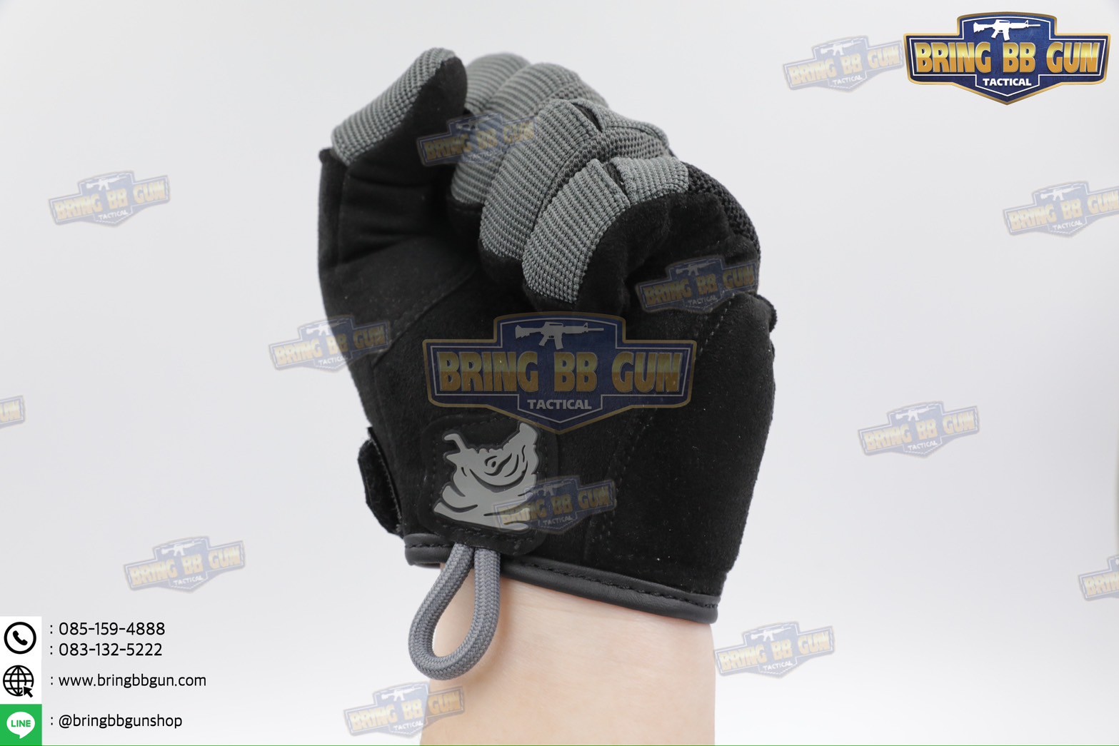 ถุงมือเต็มนิ้ว ทรง Alpha (Tactical Glove) (ถุงมือหมูป่า) (Full Dexterity Tactical Glove)