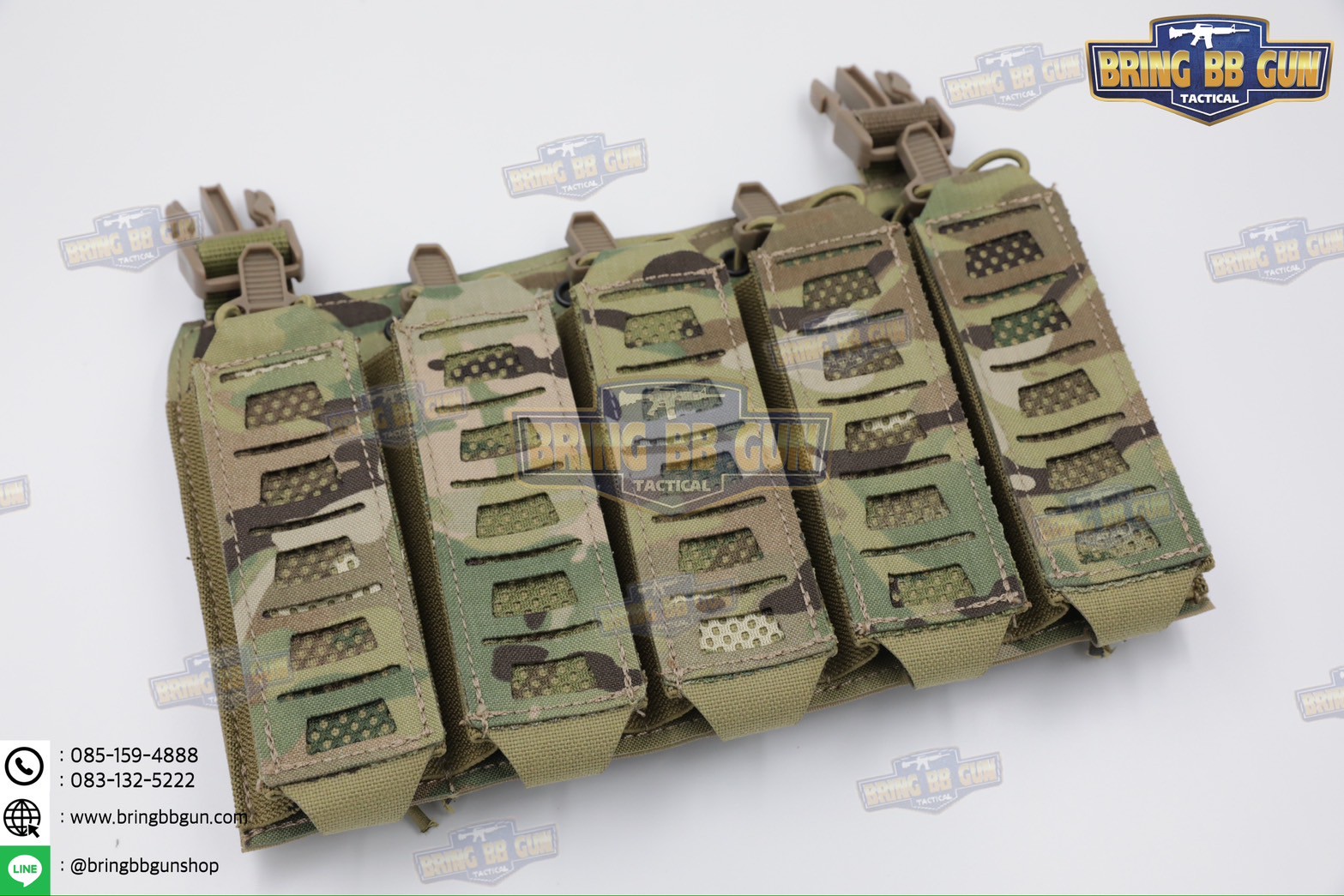 เพ้าแม็กกาซีน MP5/MPX ทรง Corso (SMG แบบ5ช่อง) (Front Panel Dagger for SMG) (Corso Tac.) (Velcro Panel)