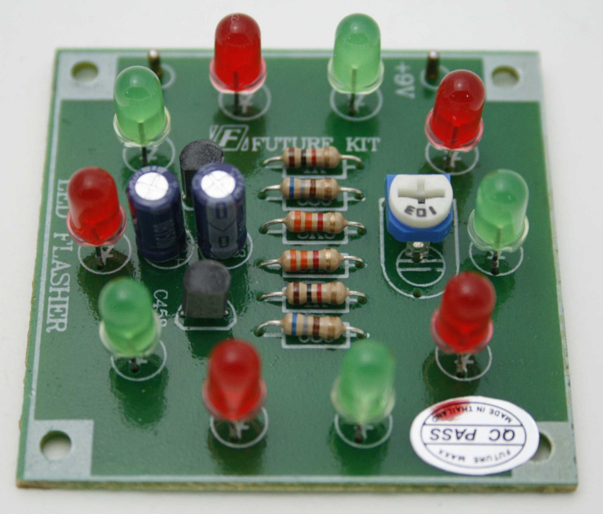FA112 LED FLASHER 10 DOT ROUND PATTERN ลงปริ้นท์