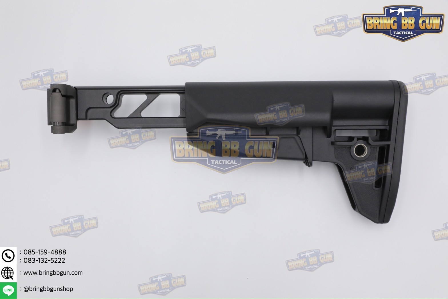 แกนพานท้ายพับได้ทรง JMAC สำหรับ Sig Sauer MPX/MCX รุ่น JMAC ST-6 Skeletonized Tube (Folding Adapter) (1913 Adapter) (JMAC) (MCX) (MPX) (1913)