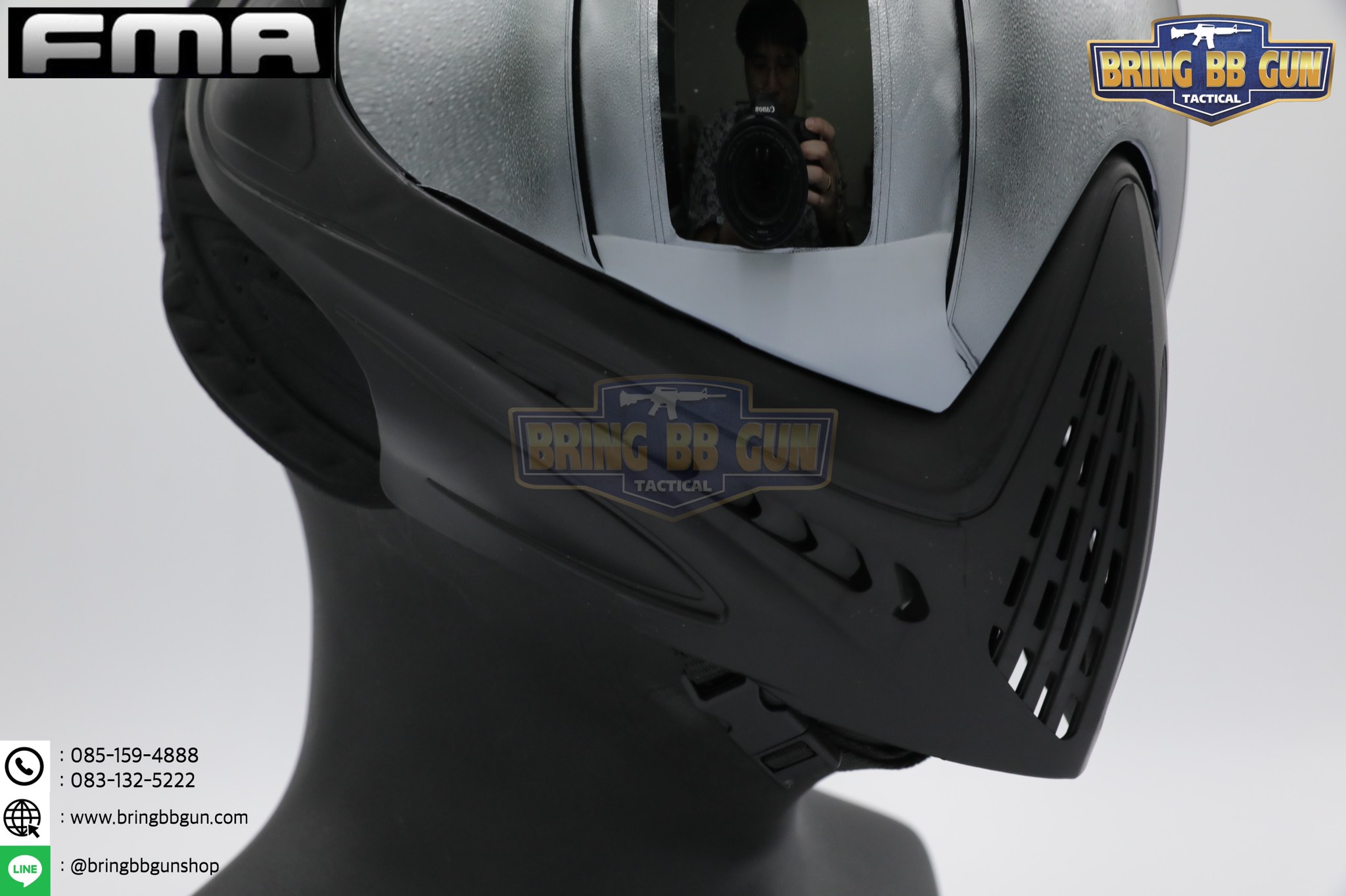 หน้ากาก F1 ยี่ห้อ FMA รุ่น เลนส์ 1 ชั้น