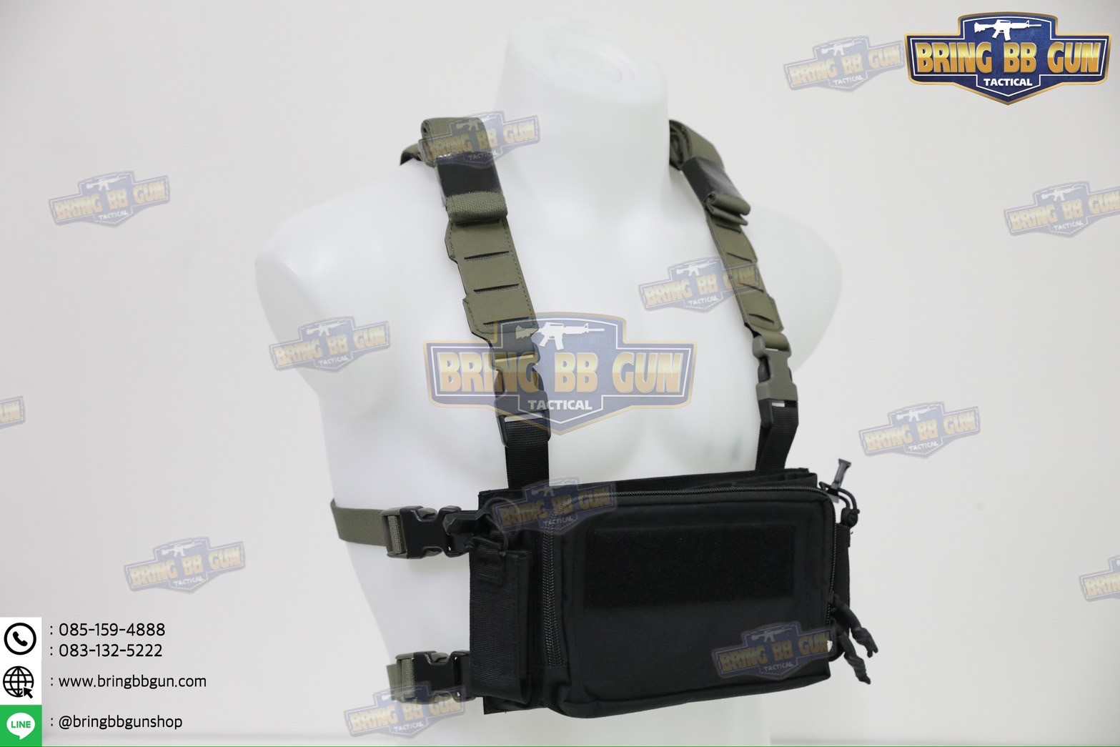 สายโยงบ่า (Chest Rig Harness) (สายโยงบ่าแบบแต่ง)