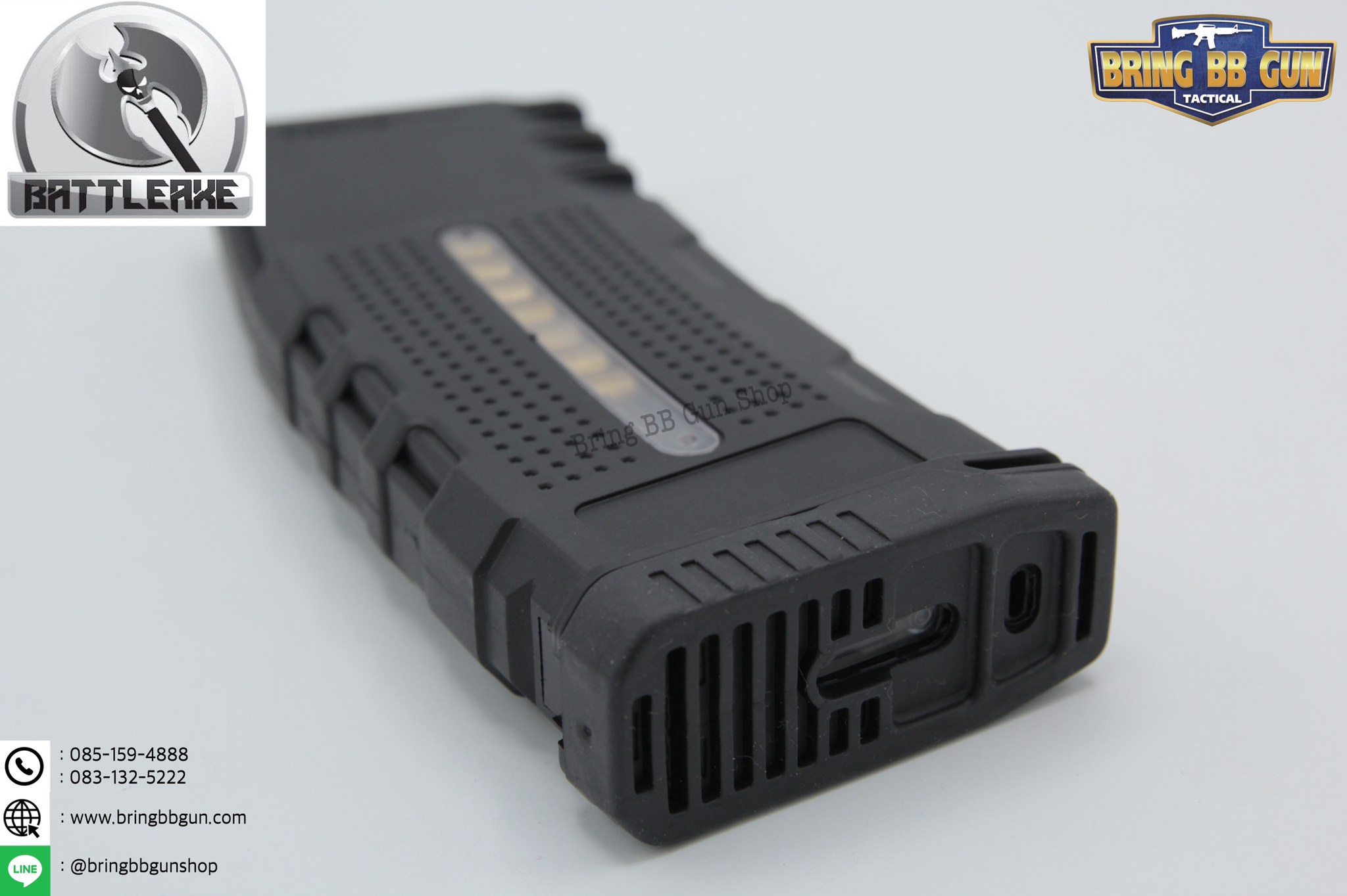 แม็กกาซีน M4 ยี่ห้อ Battle Axe แบบstand ❌ไม่ต้องปั่น❌มี4ทรงให้เลือก ทรง P-mag / ทรง EPM / ทรง 002 / ทรง IMI Lancer