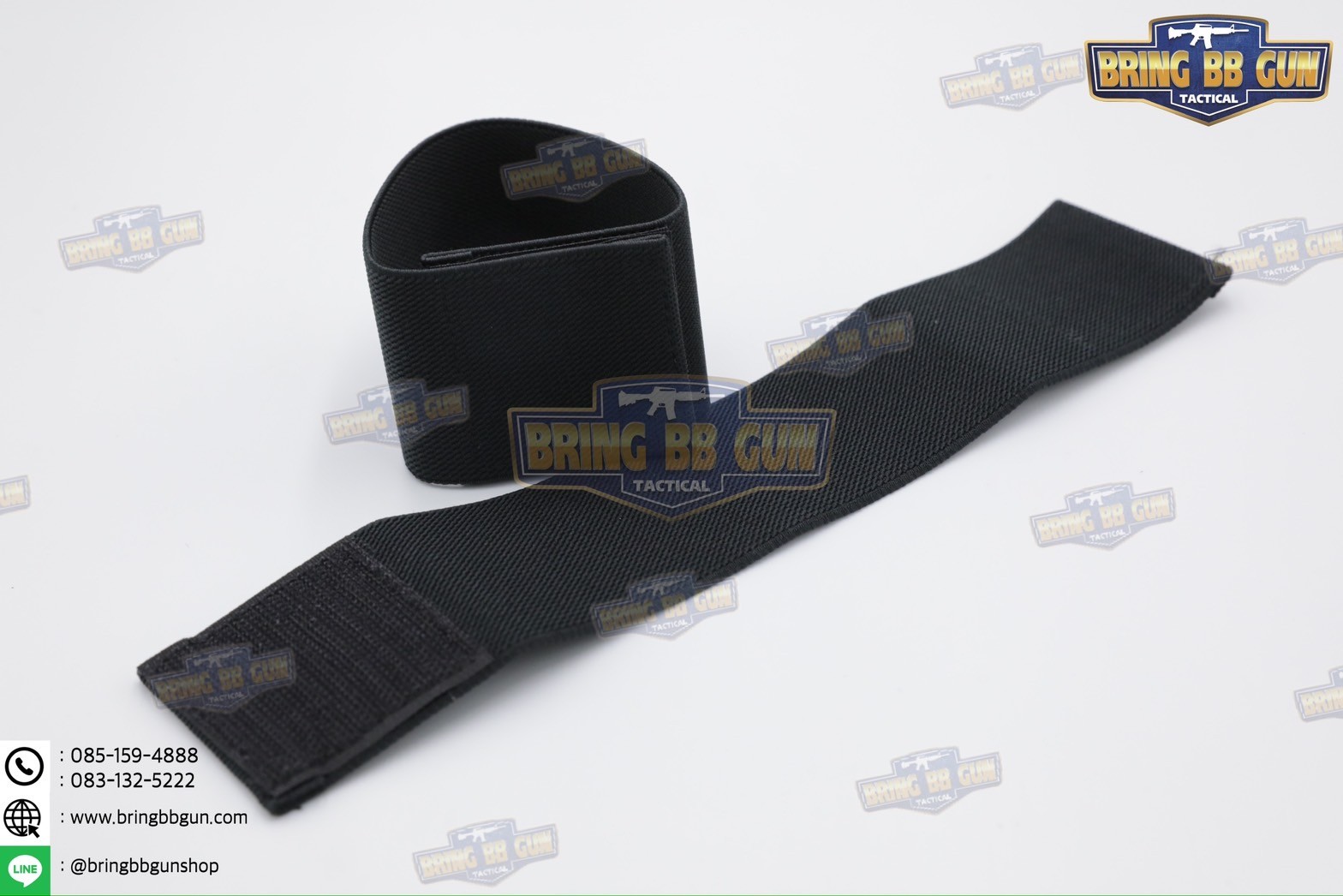 รัดท็อป ยี่ห้อ Commando(รัด Top) ยางยืดรัดขากางเกง ยางรัดข้อเท้า (ทหาร) (รักษาดินแดน) (นักศึกษาวิชาทหาร) (เดินป่า)