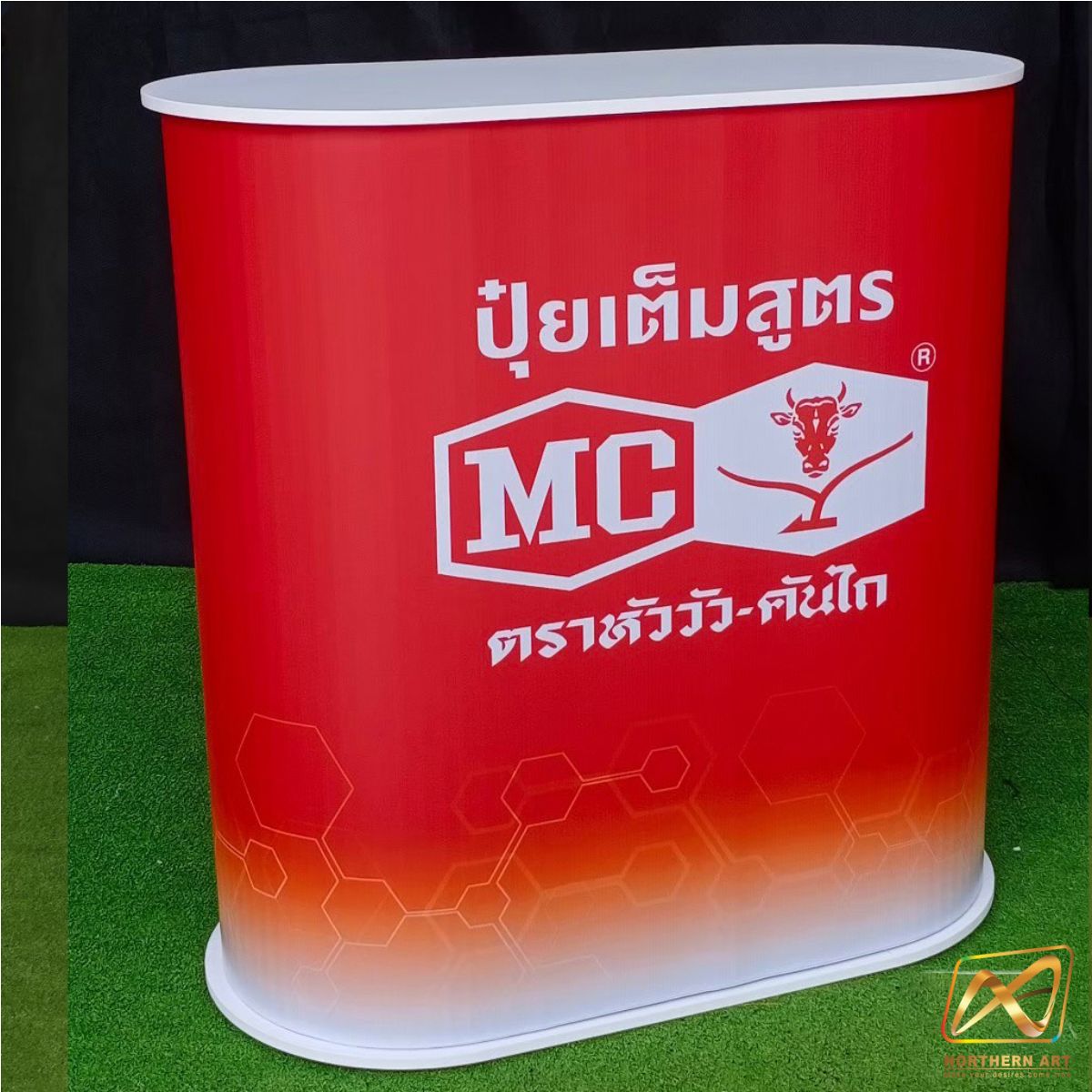 เคาน์เตอร์ออกบูธ ตรงมน TOP สีขาว ขนาด(W)80 x (D)40 x (H)93 cm. ถอดประกอบได้ เคลื่อนย้ายสะดวก