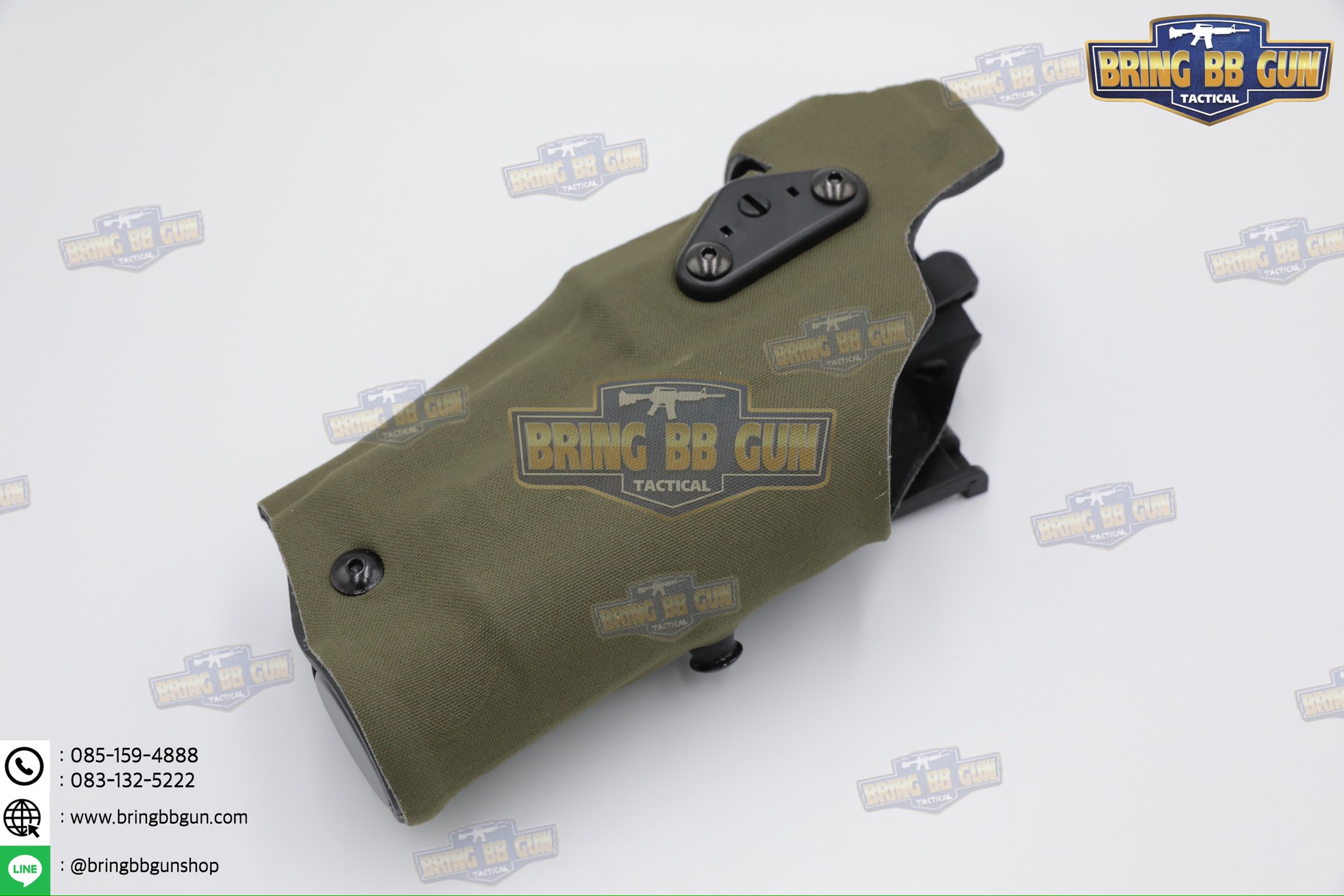 ซองปืนพกนอกปลดนิ้วโป้ง สำหรับGlock และ ไฟฉาย (Glock 17 + X300) ◾มือซ้าย◾