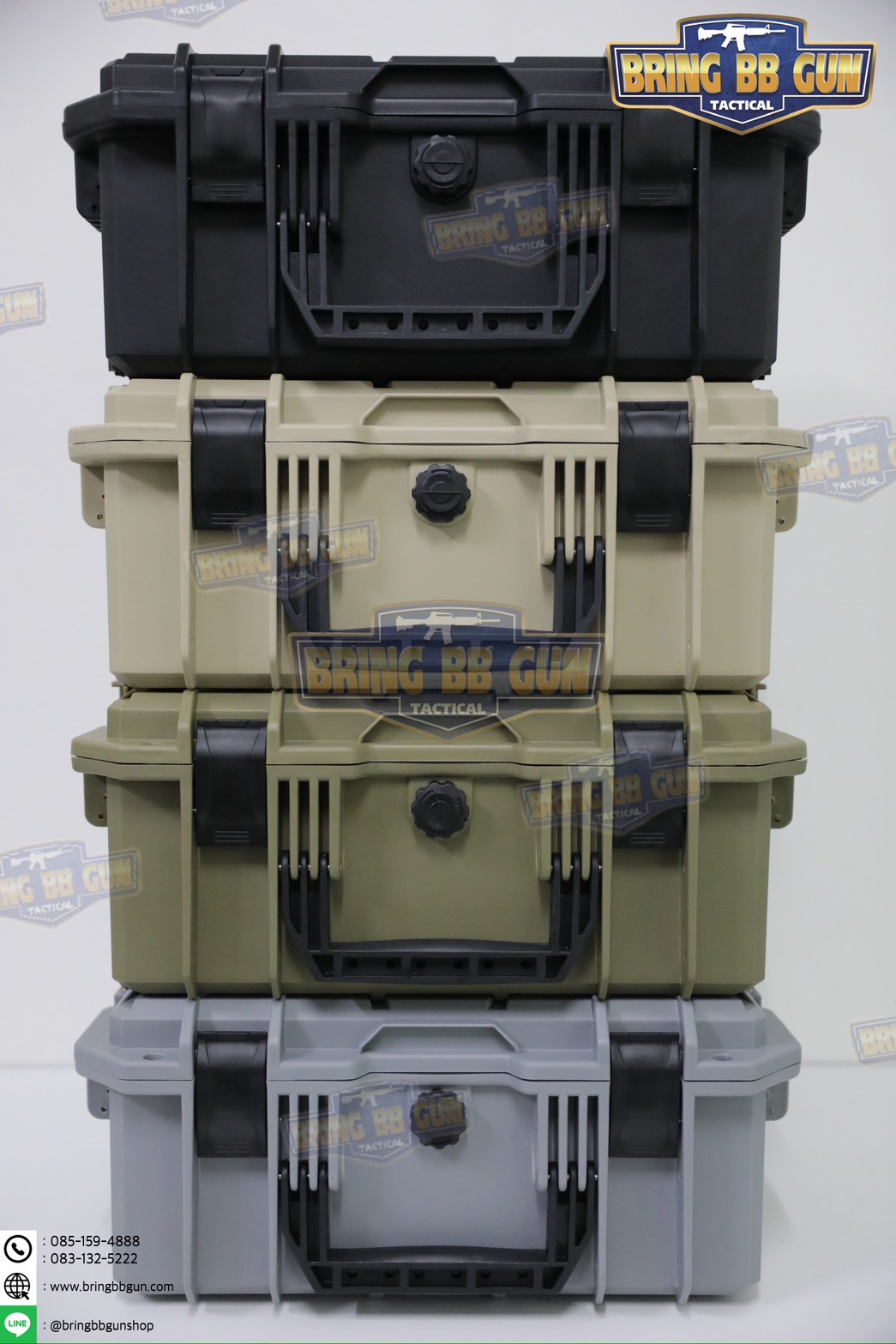 กล่องปืนสั้น Plasma Case รุ่น P03 (SW0818) (เคสกันกระแทรก Plasma) (กล่องกันกระแทก)