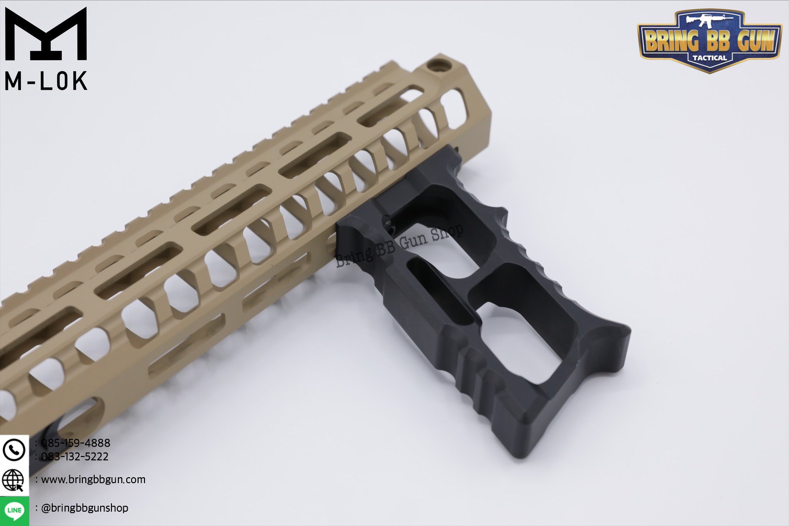 กริ๊ปมือหน้า Angled Forward (Front Grip Angled Forward) รุ่น Halo Minivert Grip