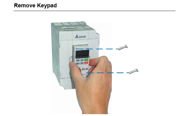 Delta Inverter Model : VFD004M21A 0.4kW 1Phase 220V