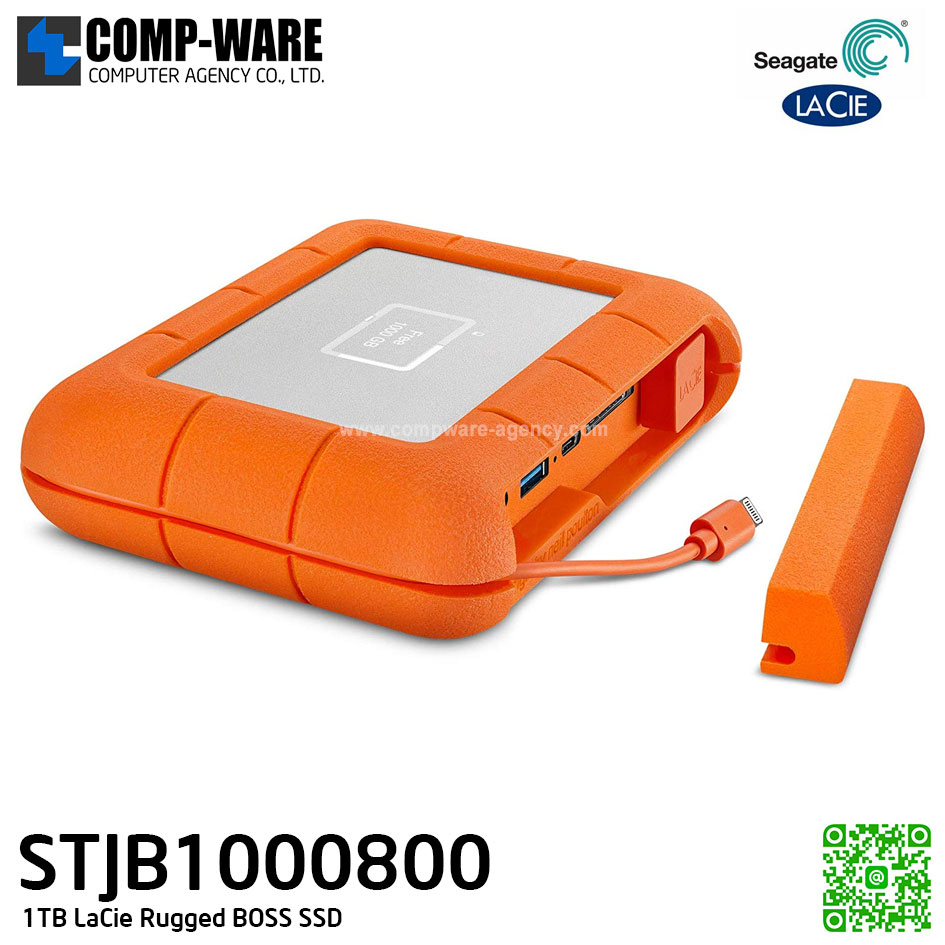 Seagate LaCie 1TB Rugged BOSS USB 3.1 Type-C External SSD - STJB1000800