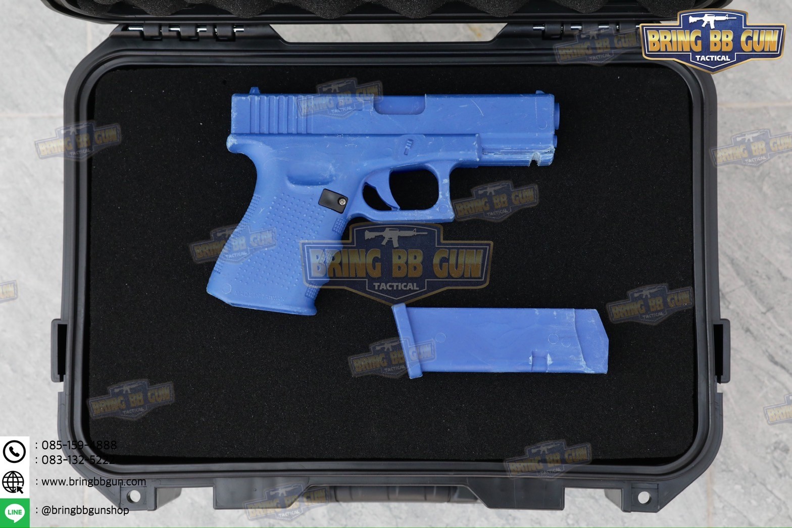 เคสกันกระแทรก B7325 (กล่องปืนสั้น B7325) (กล่องกันกระแทก) (เคสกันกระแทก) (เคสปืนสั้น) (Lockable Pistol Case) (Light Weight Case)