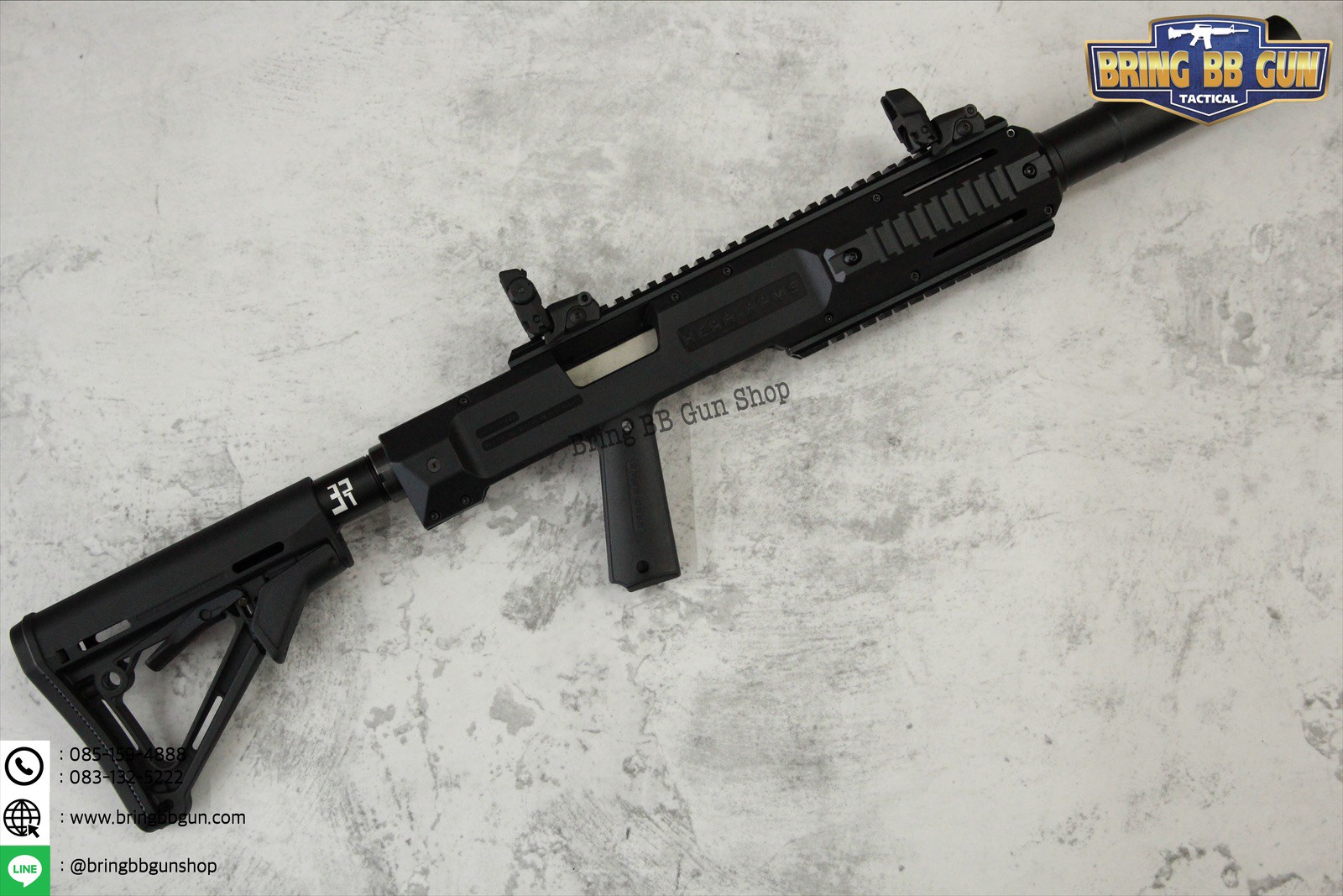 ชุดประกอบปืนสั้น H.E.R.A. Arms สำหรับปืน M1911 พร้อมพานท้าย CTR (Hera Arms 1911 Carbine Conversion Kit) (Toy Version)