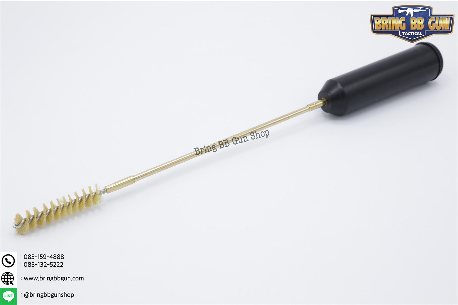 แซ่ทำความสะอาดปืนแบบพกพา สำหรับปืนลำกล้อง .38,.357,9mm.