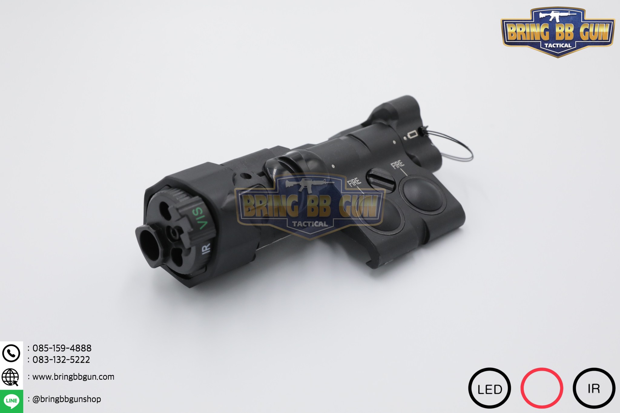 กล่องไฟฉาย+เลเซอร์ชี้เป้า+ไฟฉายIR+เลเซอร์ชี้เป้าIR (อุปกรณ์เล็งช่วยส่องสว่าง) B.E. Meyer รุ่น MAWL-C1+