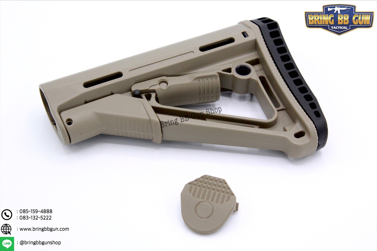 พานท้าย ทรง Magpul CTR รุ่นยางหนา