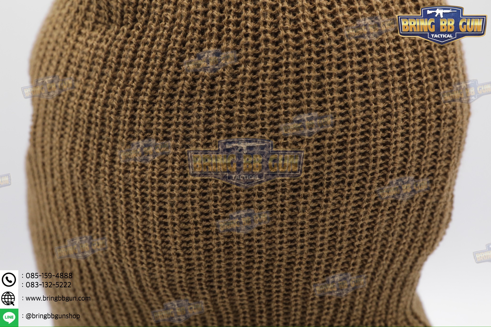 โม่งไหมพรม 3รู แบบผ้าหนา