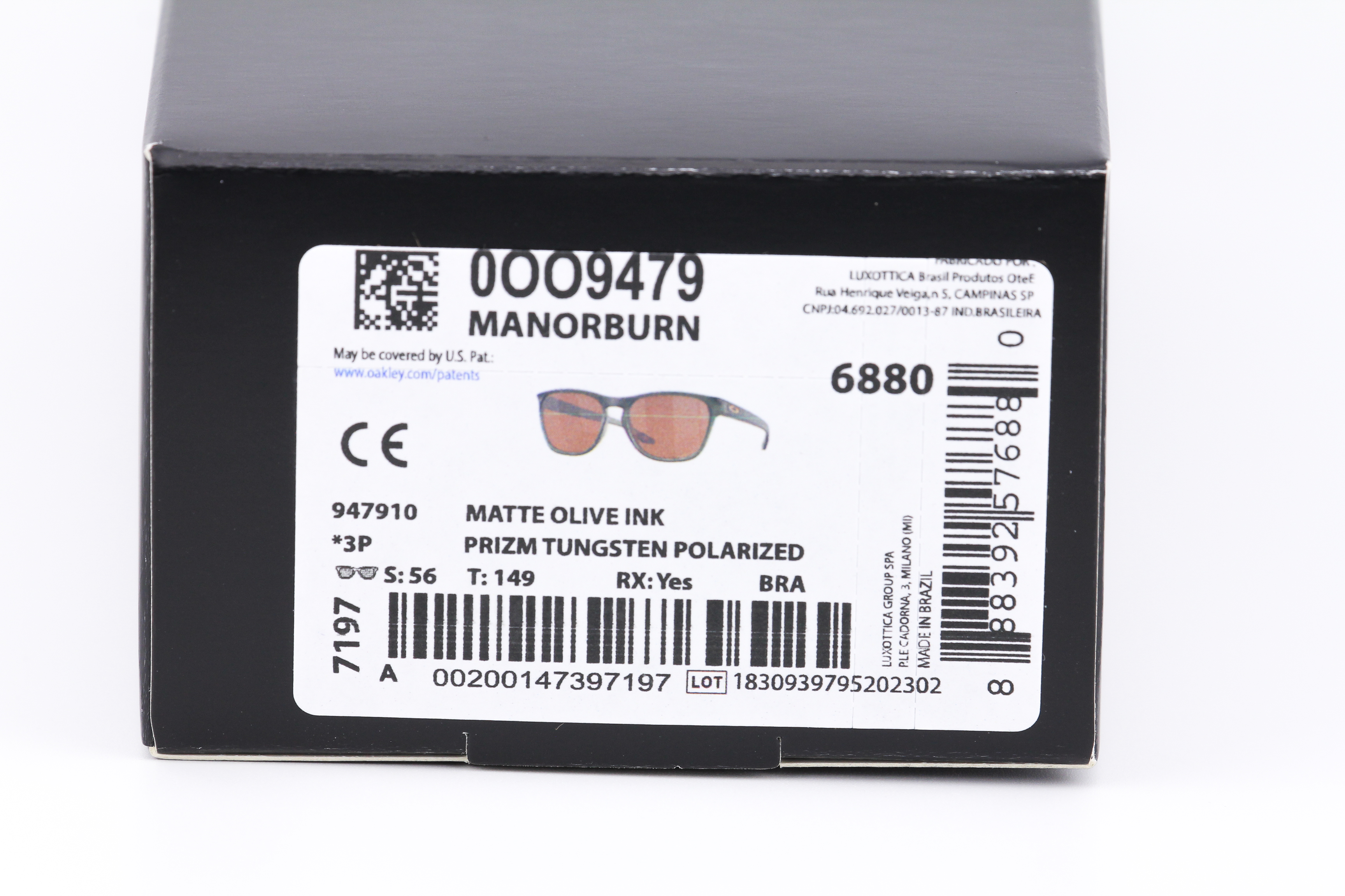 Oakley MANORBURN Matte Olive Ink/Prizm Tungsten Polarized SKU#OO9479-10