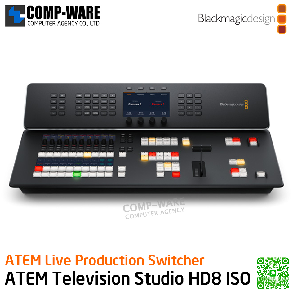 ATEM Television Studio HD8 ISO - Blackmagic Design รับประกัน 1 ปี // by order 30-45 วันทำการ