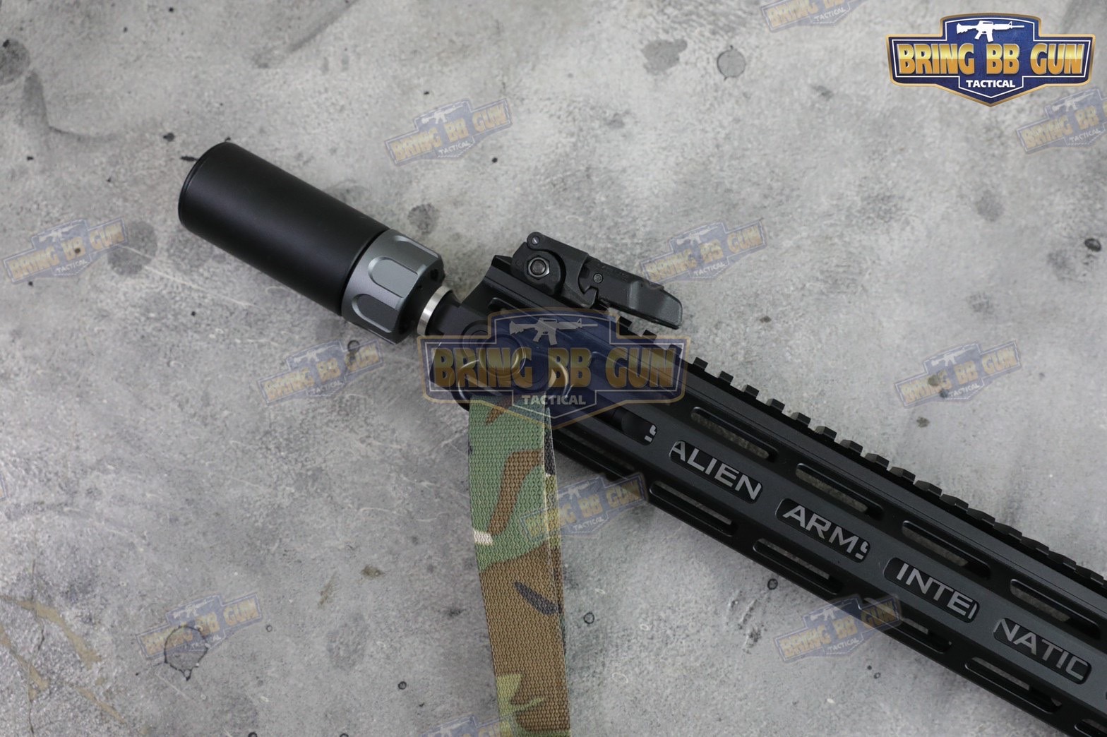 สายสะพายปืน ทรง VTAC (Padded Sling) (Adjustable dual point tactical function rope)