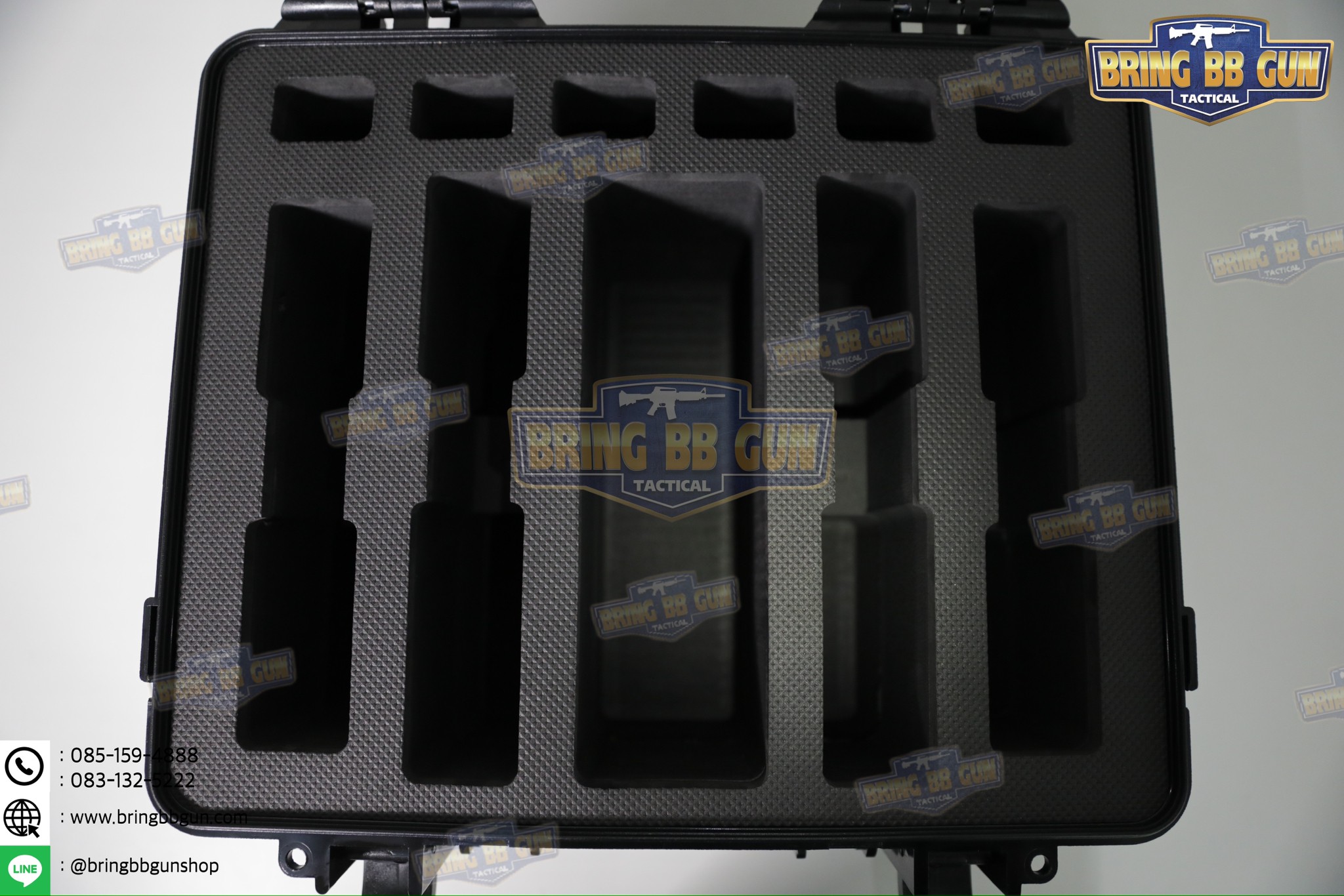 เคสกันกระแทก B8 (กล่องปืนสั้น B8) (Storage Box Built-in Sponge)