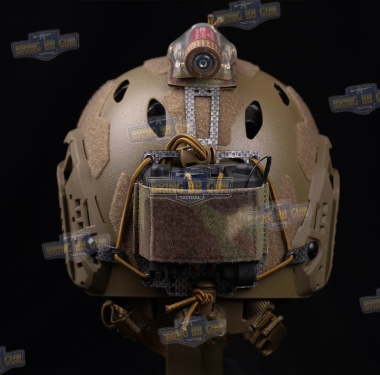 FRO PVS31 Battery Retention System (เพ้าเก็บแบตเตอรี่ไนท์วิชั่นติดหมวก Fast) (NVG Battery Helmet Pouch) (FERROR) (FRO)