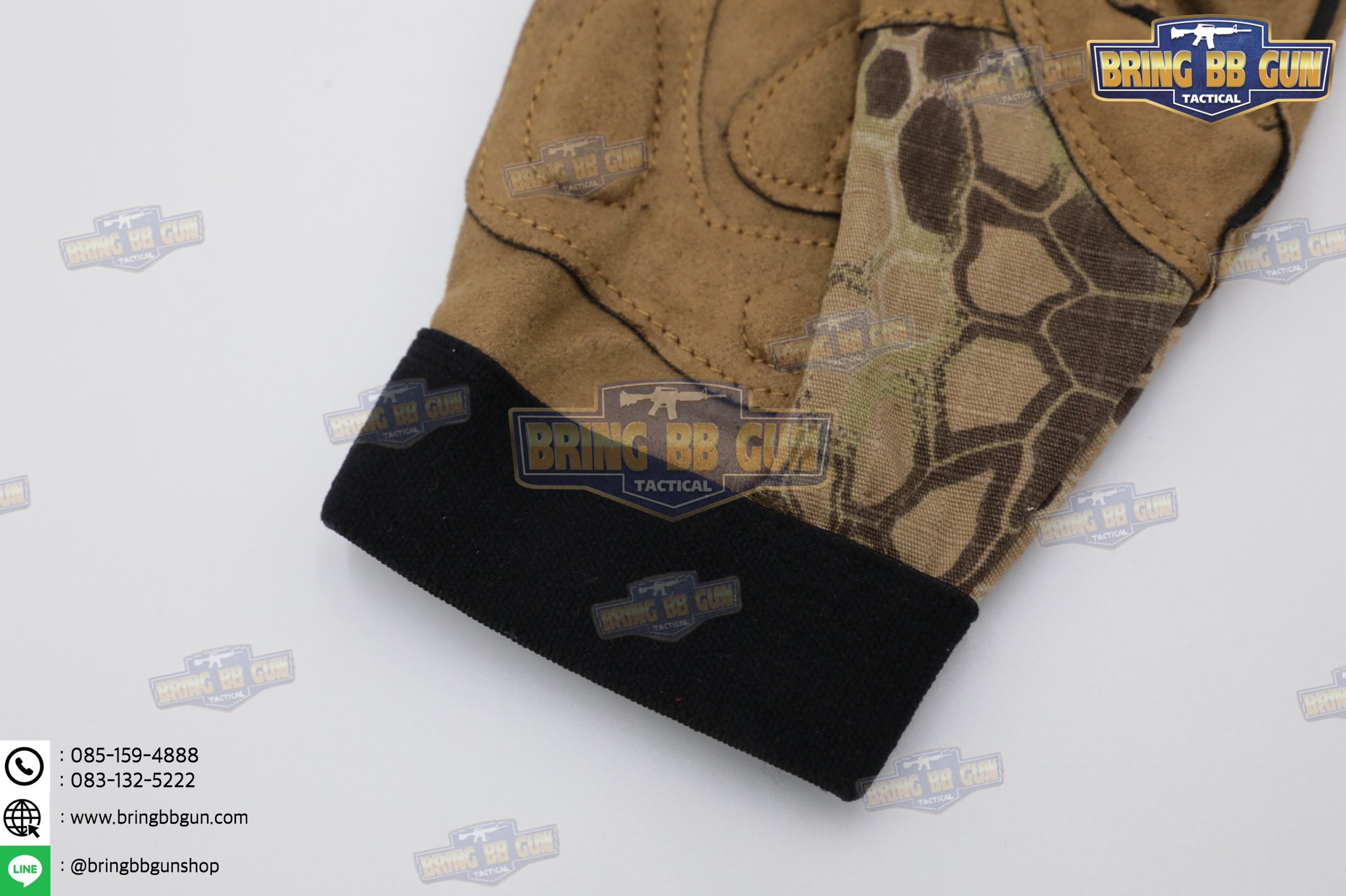 ถุงมือเต็มนิ้ว ยี่ห้อ Emerson รุ่น Tactical Lightweight Camouflage Gloves (Tactical Gloves)