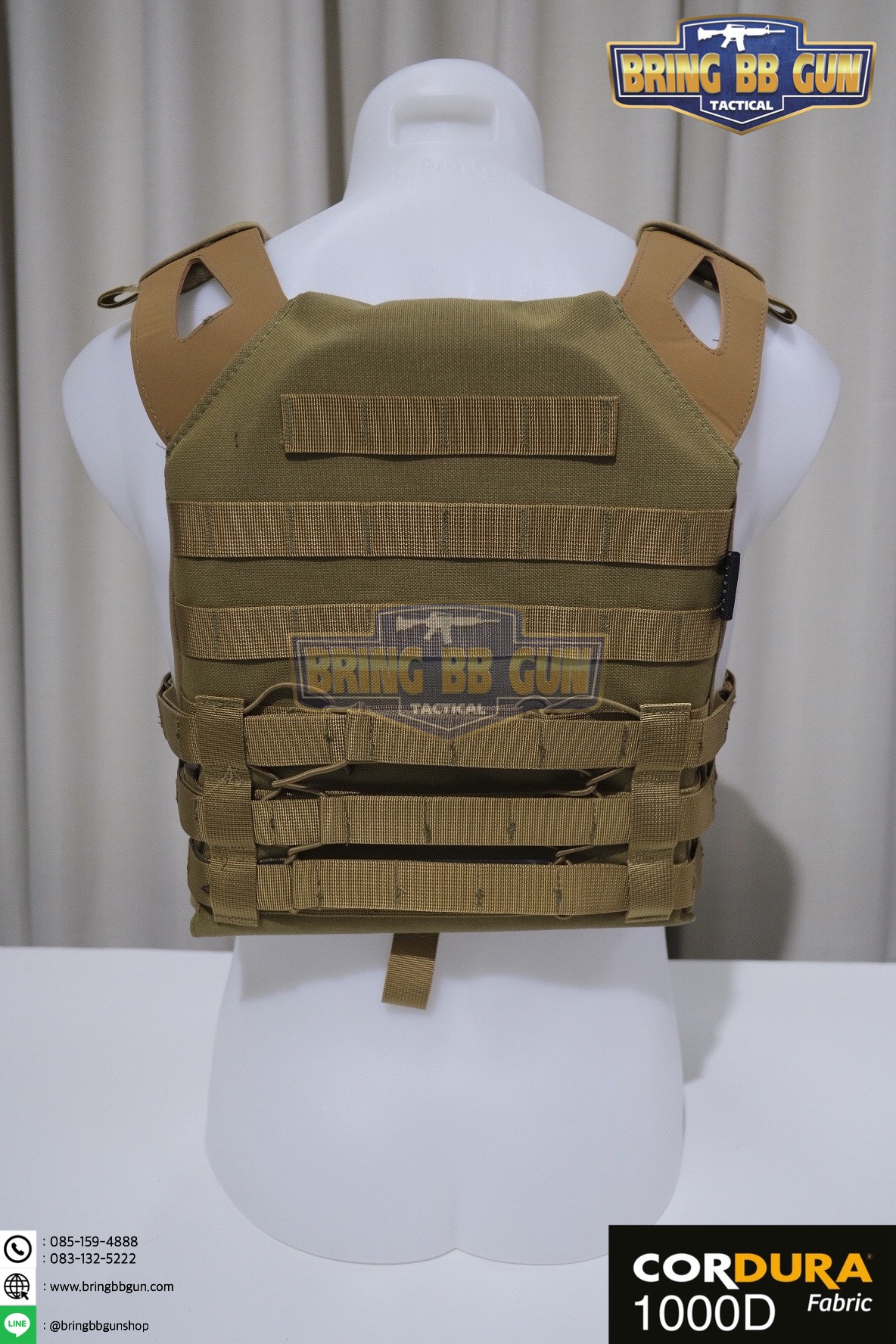 เสื้อเวส รุ่นJPC ปลดไว เนื้อผ้า 1000D (Quick Release JPC Set)