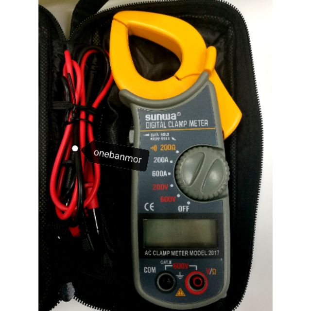 Sunwa digital clamp meter 2017 วัดกระแส ได้ 600Amp ac