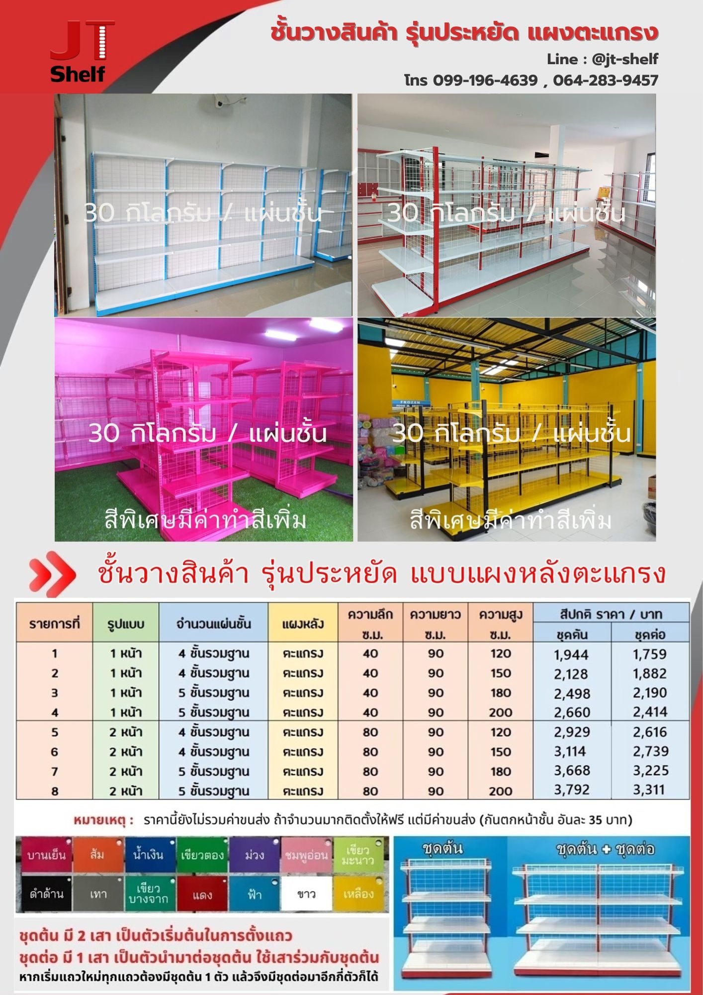 ชั้นวางสินค้า ชั้นวามินิมาร์ท