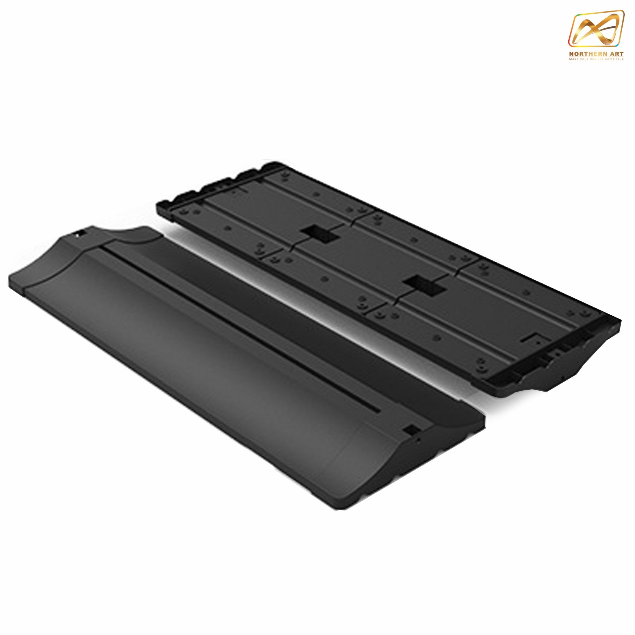 ป้ายตั้งพื้น รุ่นแขวน แบบ 2 เฟรม ฐานพลาสติกขึ้นรูป ขนาด 100x200 ซม. โครงเหล็กสีดำพร้อมขอแขวน 4 มุม ถอดประกอบได้ เคลื่อนย้ายสะดวก