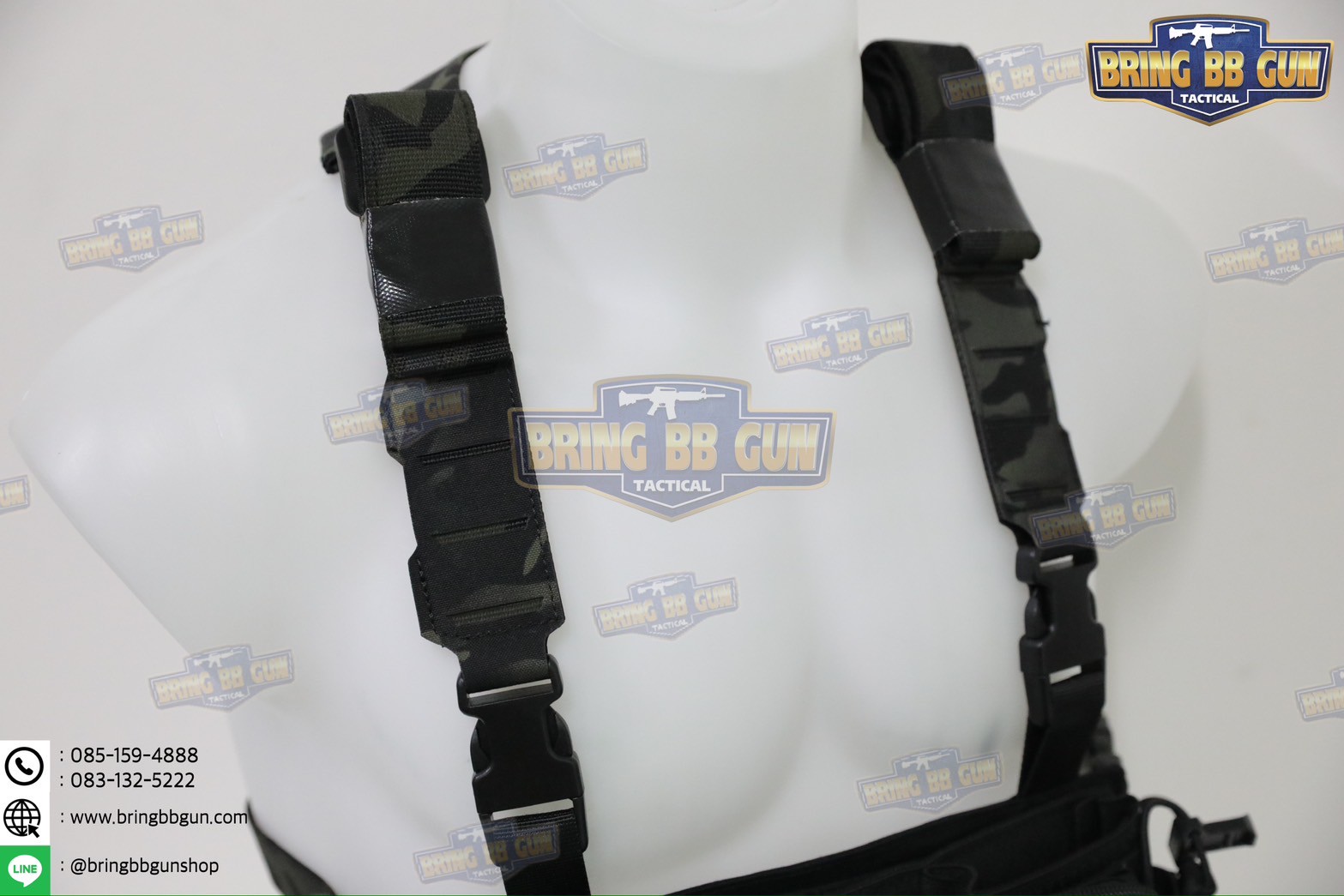 สายโยงบ่า (Chest Rig Harness) (สายโยงบ่าแบบแต่ง)