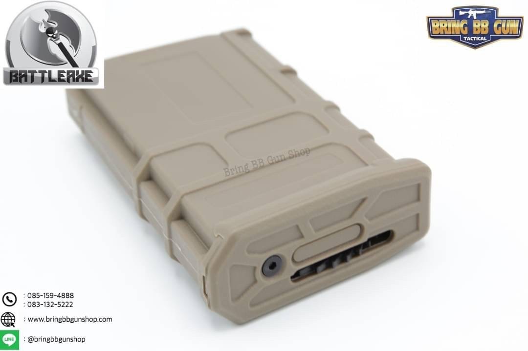 แม็กกาซีน M4 แบบปั่น ทรง P-mag (สั้น) (P-mag Mid-cap magazine)