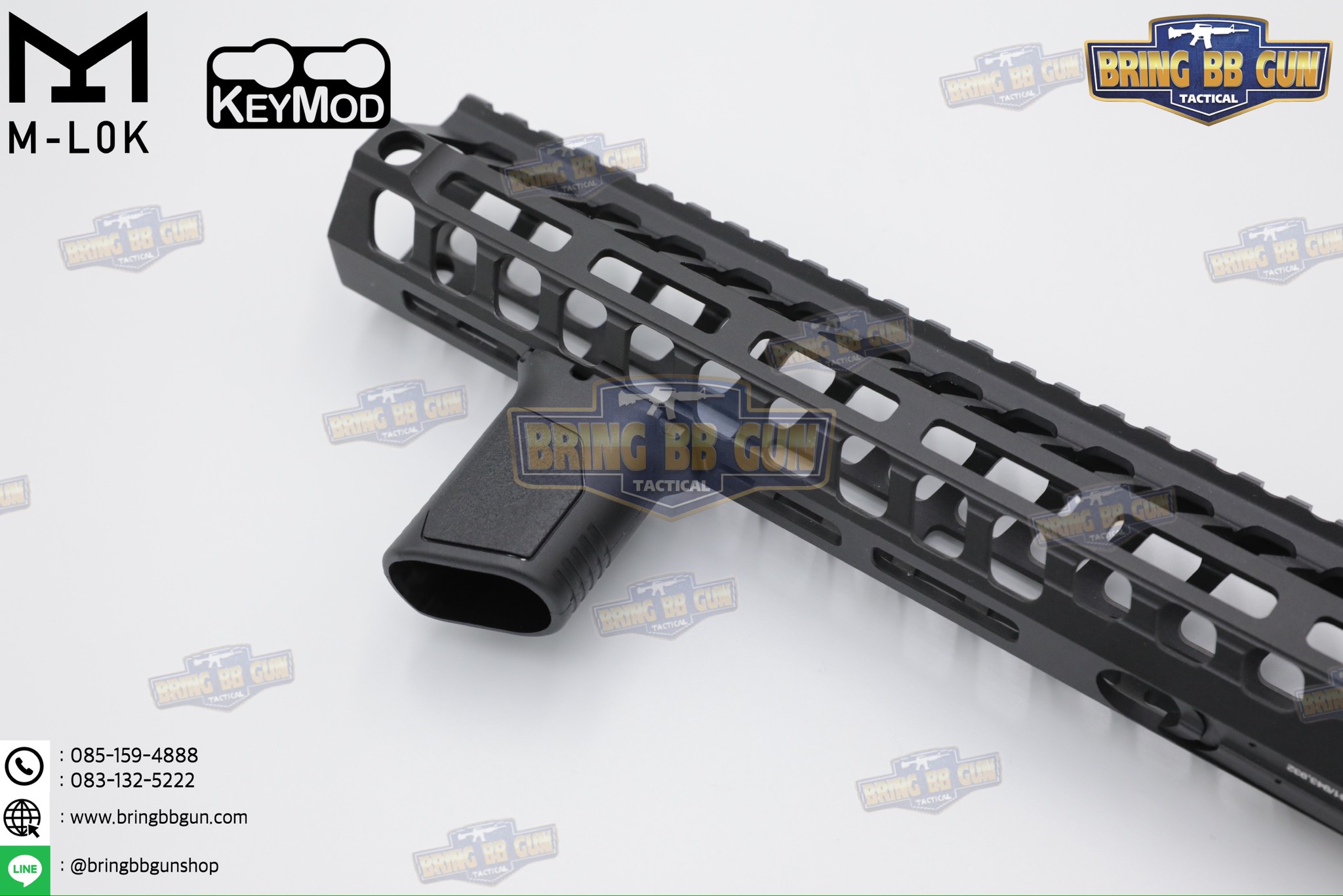 กริ๊ปมือหน้า STRIKE AVG (รุ่นสั้น) (ใช้ได้กับชุดหน้าระบบราง M-Lok และ ระบบราง Keymod เท่านั้น)