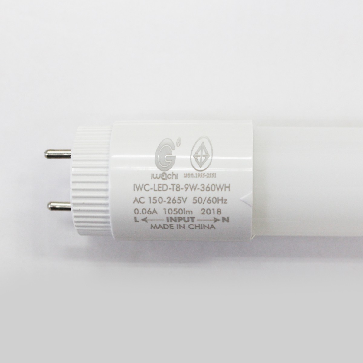 หลอดนีออน IWC-LED-T8-9W-360-WH-1050LM
