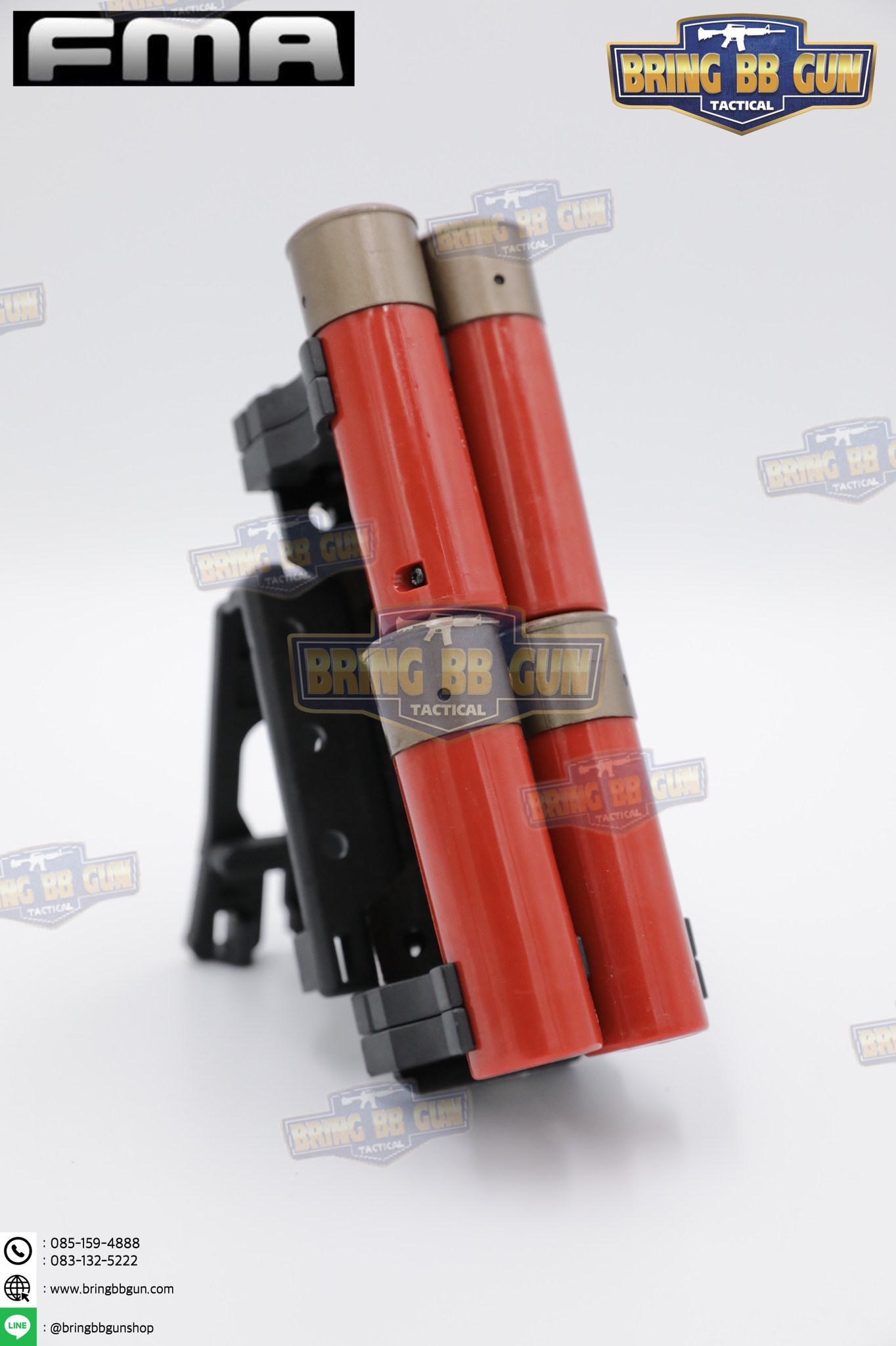 จิงโจ้ใส่กระสุนลูกซอง 4 นัด (แผงกระสุนลูกซองจิงโจ้โหลดเร็ว 4 นัด) ยี่ห้อ FMA รุ่น บอดี้อลูมิเนียม FMA Pratical 4Q shotshell Carrier（CNC)