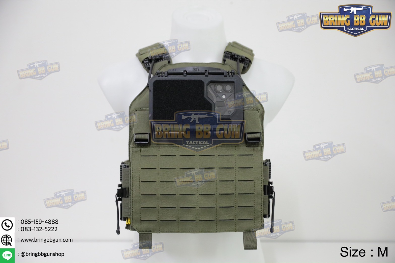 เคสโทรศัพท์ติดเสื้อเวสทรงกล่อง DarkVault 2.0 Case Smartphone Protection(Equipment Storage Box V.2) (Folded Navigation Board)