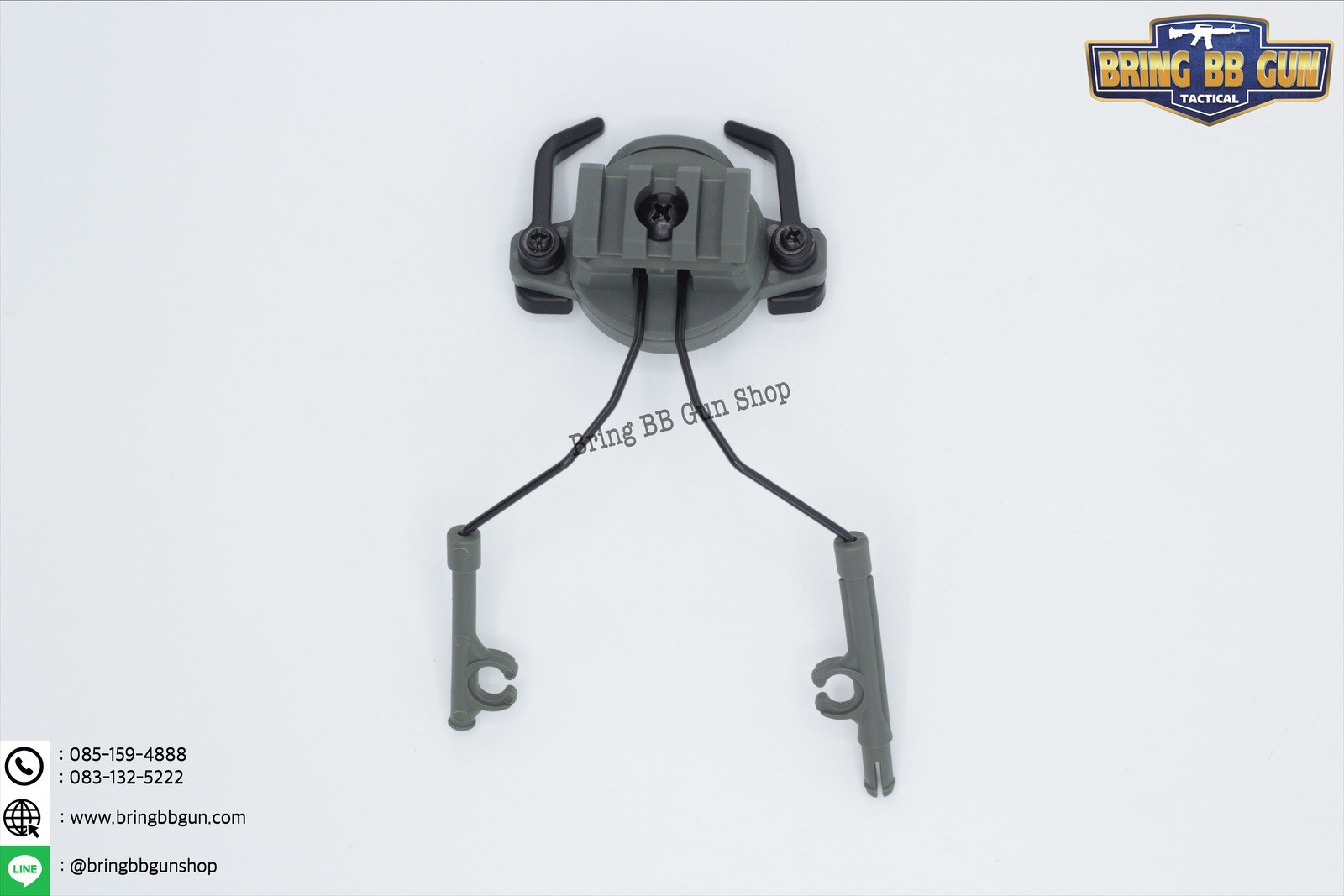 OX Horn Headset Bracket (อแดปเตอร์ขาจับหูฟังใส่รางข้างหมวกฟาส)