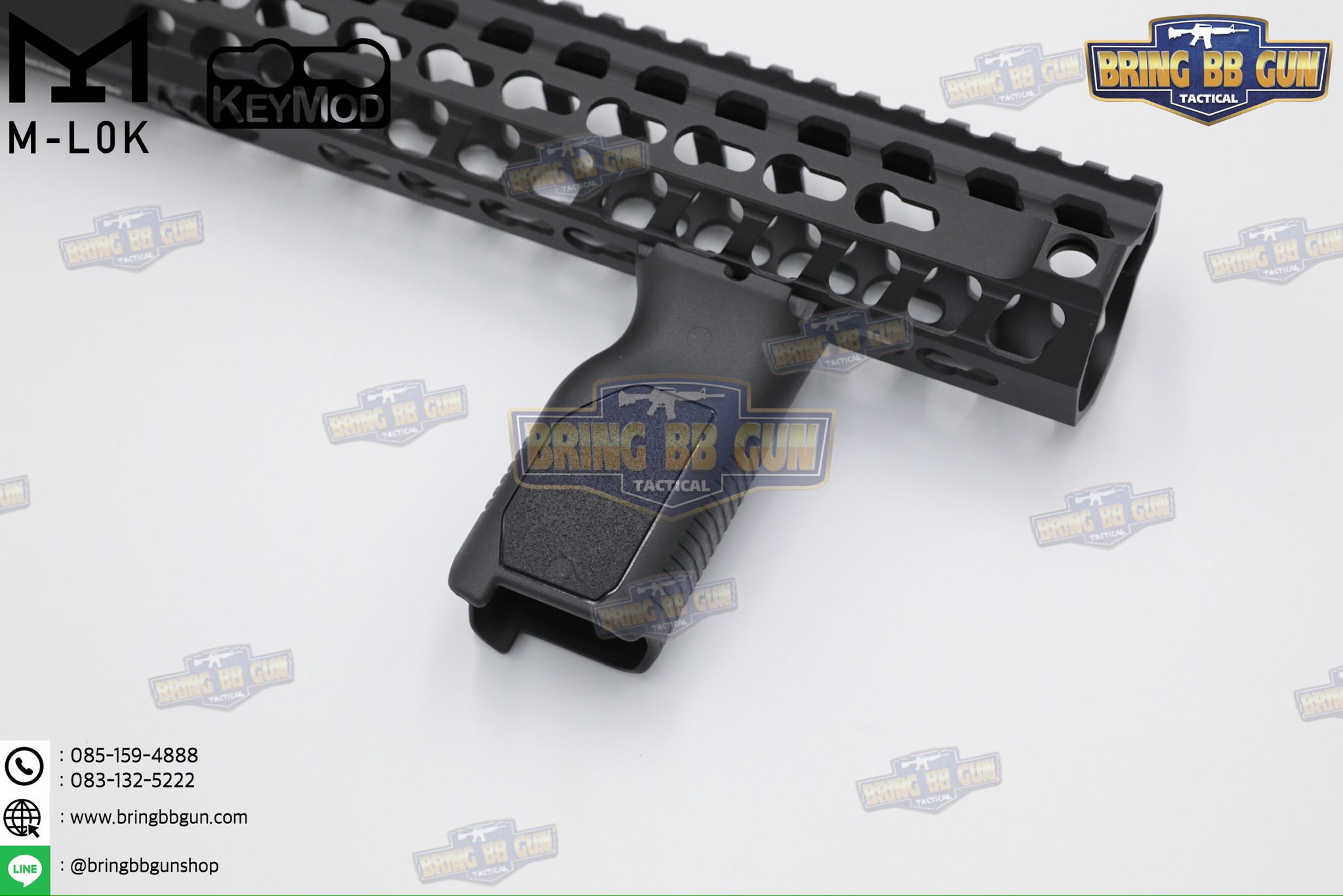 กริ๊ปมือหน้า STRIKE AVG (รุ่นยาว) (ใช้ได้กับชุดหน้าระบบราง M-Lok และ ระบบราง Keymod เท่านั้น)