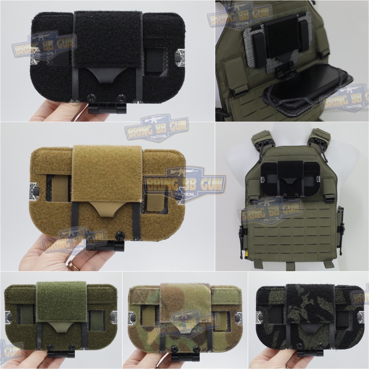 Lightweight Foldable Phone Pouch เคสโทรศัพท์ติดเสื้อเวส (Folded Navigation Board