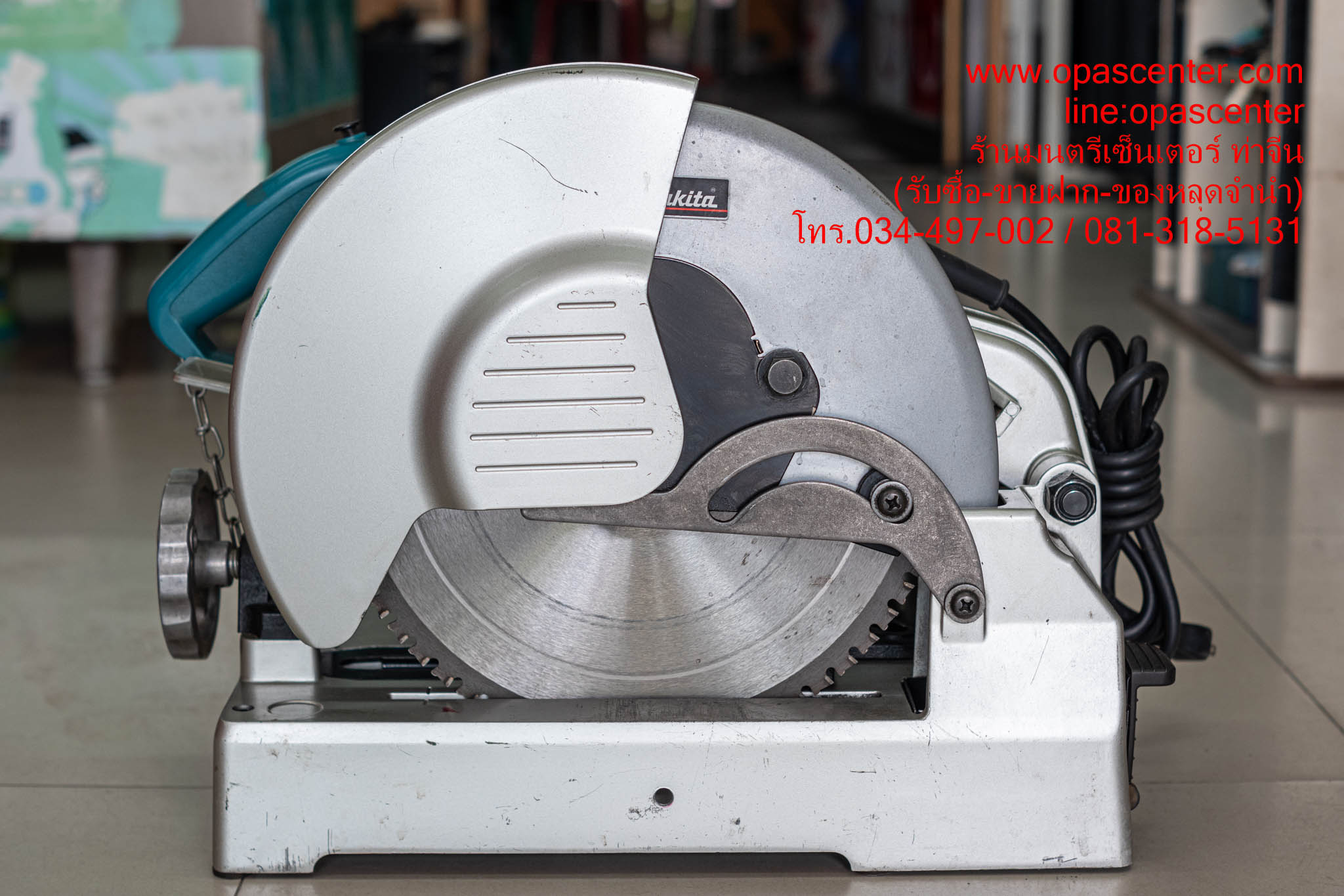 แท่นตัดไฟเบอร์ MAKITA รุ่น LC1230 (ใช้ใบเลื่อยวงเดือนคาร์ไบด์) ของแท้ มือสอง สภาพใหม่