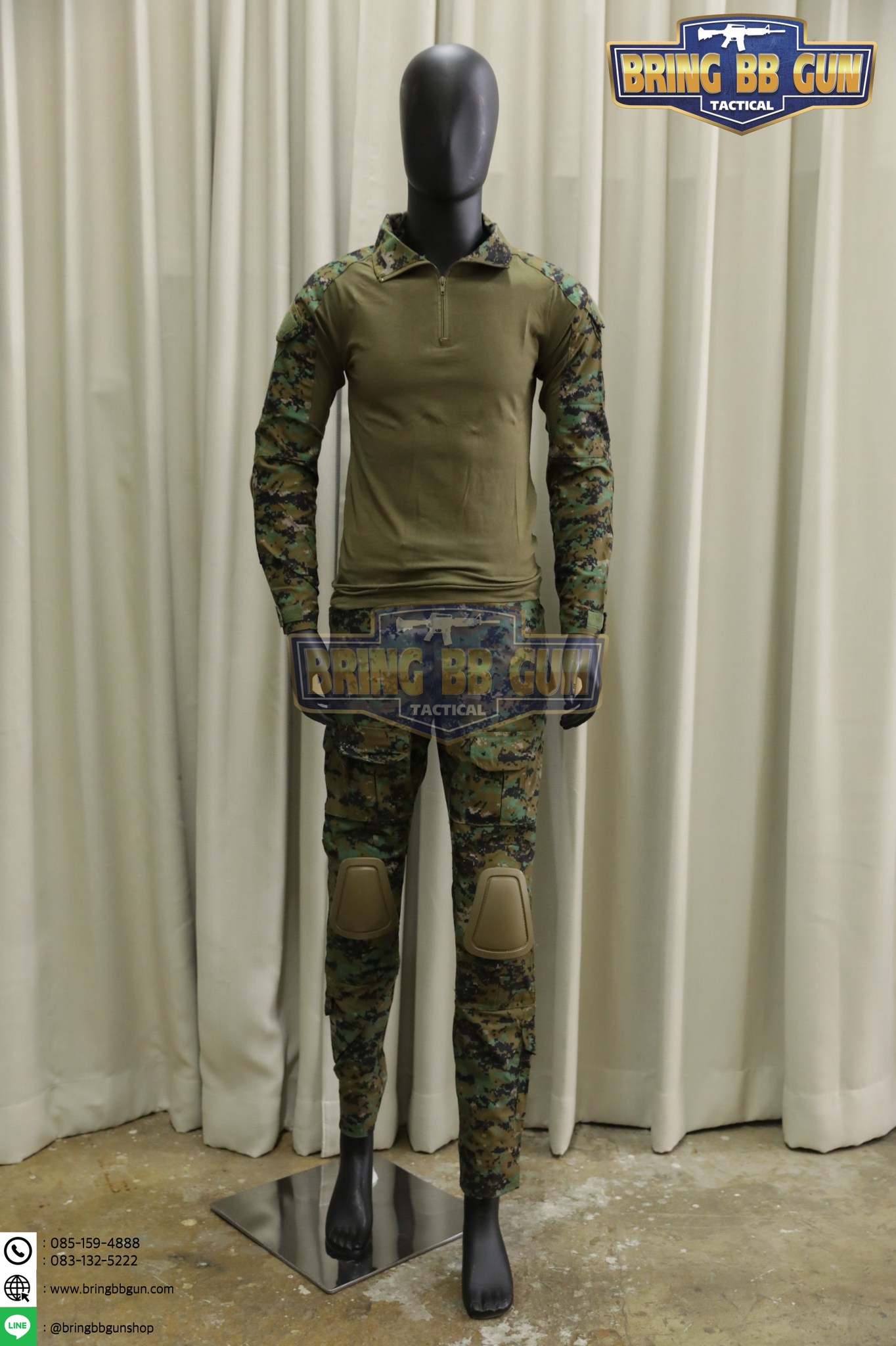 ชุดคอมแบทเชิ้ต Gen2 (Combat Frog Suit G2) (เสื้อ+กางเกง+สนับเข่า+สนับศอก)