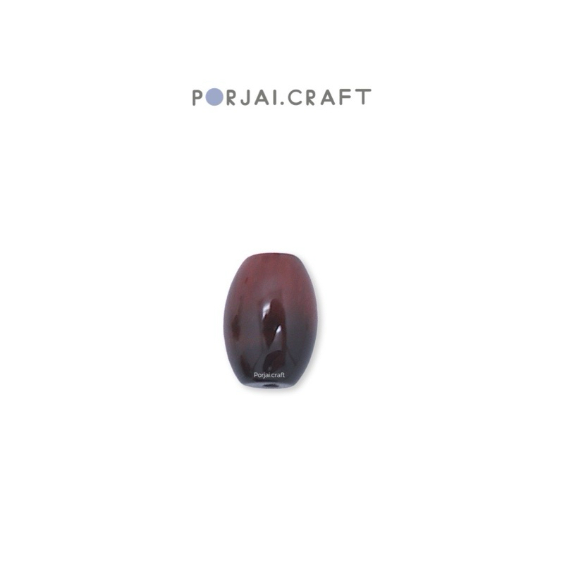 Red Tiger Eye Mini Barrel Beads ลูกปัดเรดไทเกอร์อาย 9mm