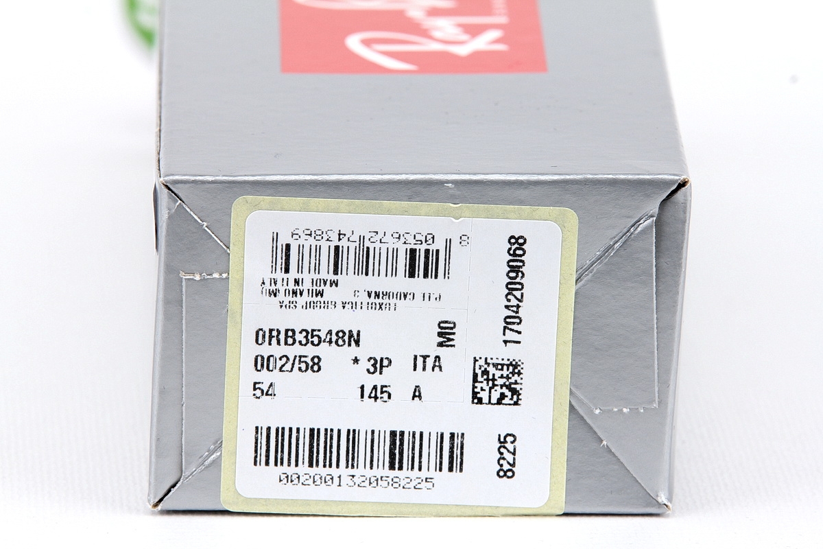 RayBan Hexagonal Flat Lens RB3548N 002/58 Polarized Lens